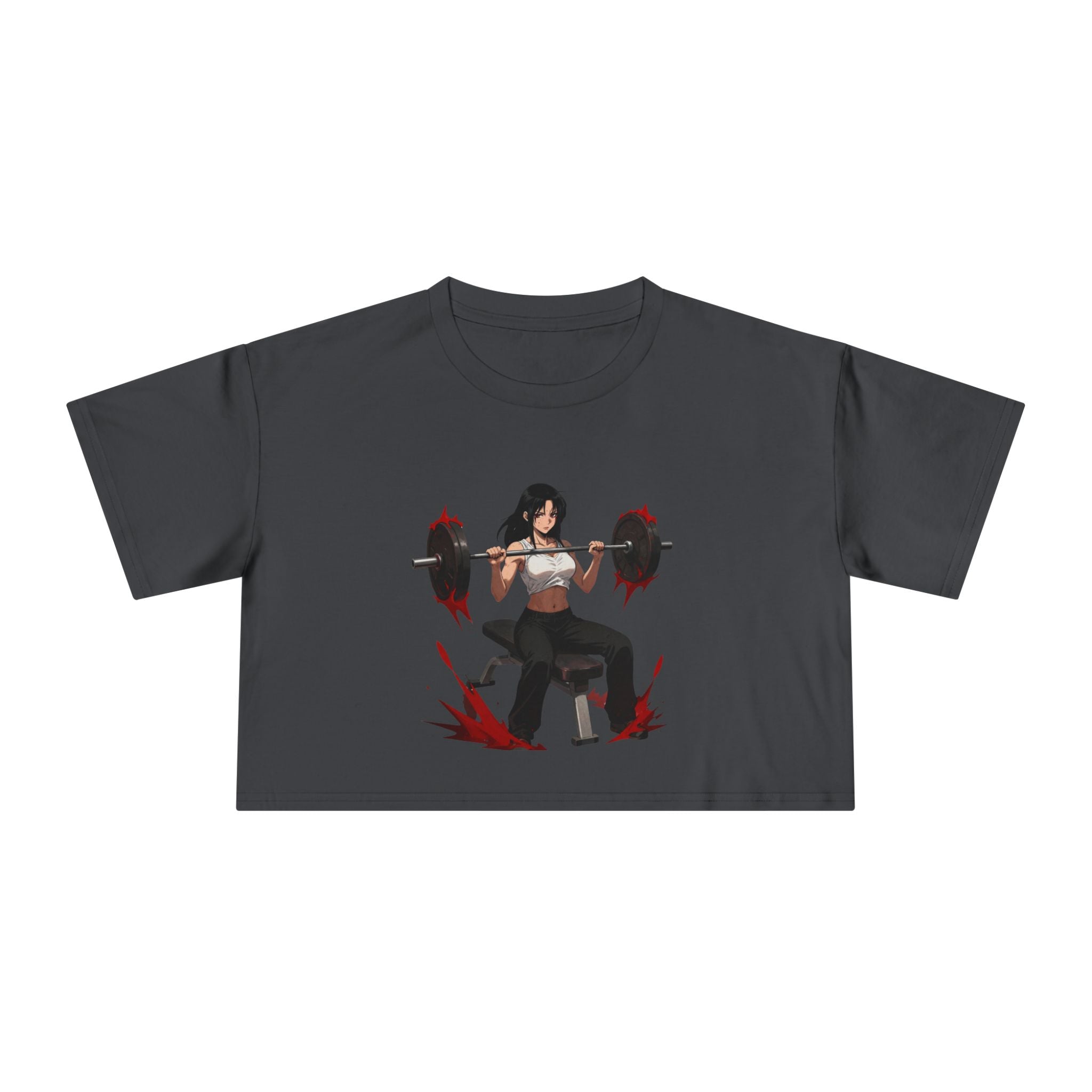 💪🔥Kronex Fit Fitness Is My Lifestyle Crop Tee – Women's Gym Top😍🥵🔥