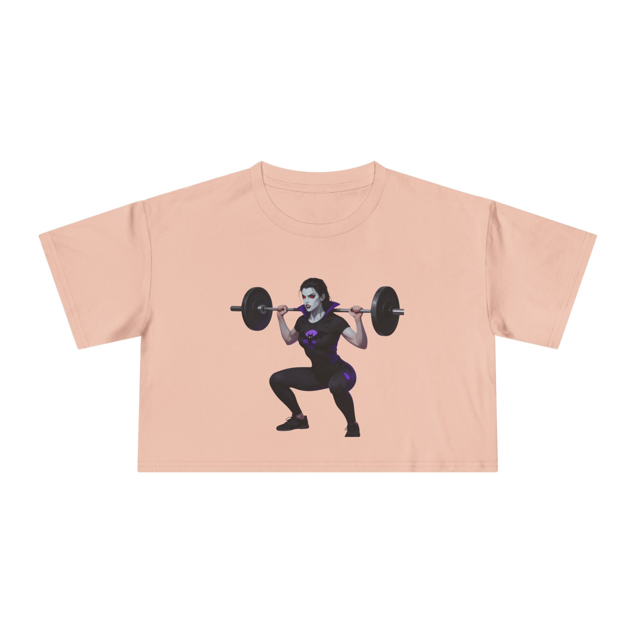 🔥💪Kronex Fit Train Like a Queen Crop Tee – Women's Gym Top🔥💯