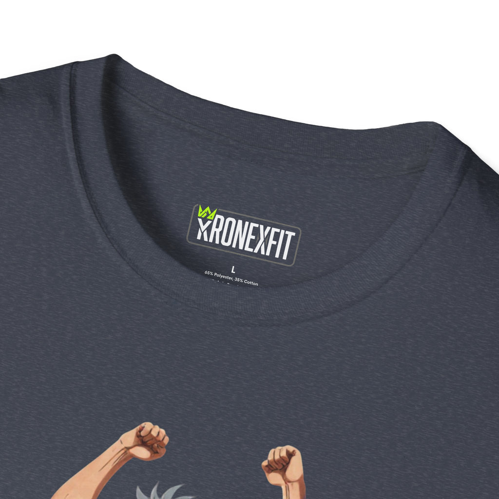🥵🔥Kronex Fit Muscular Hero Tee – Anime Gym Graphic Shirt🔥💪