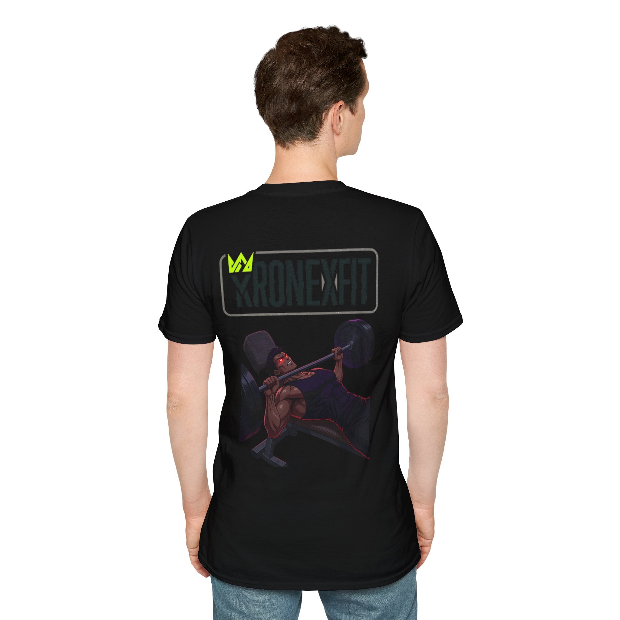 🥵💪💯Beast Mode Anime Gym Tee – Dark Warrior Muscle Shirt💯🔥