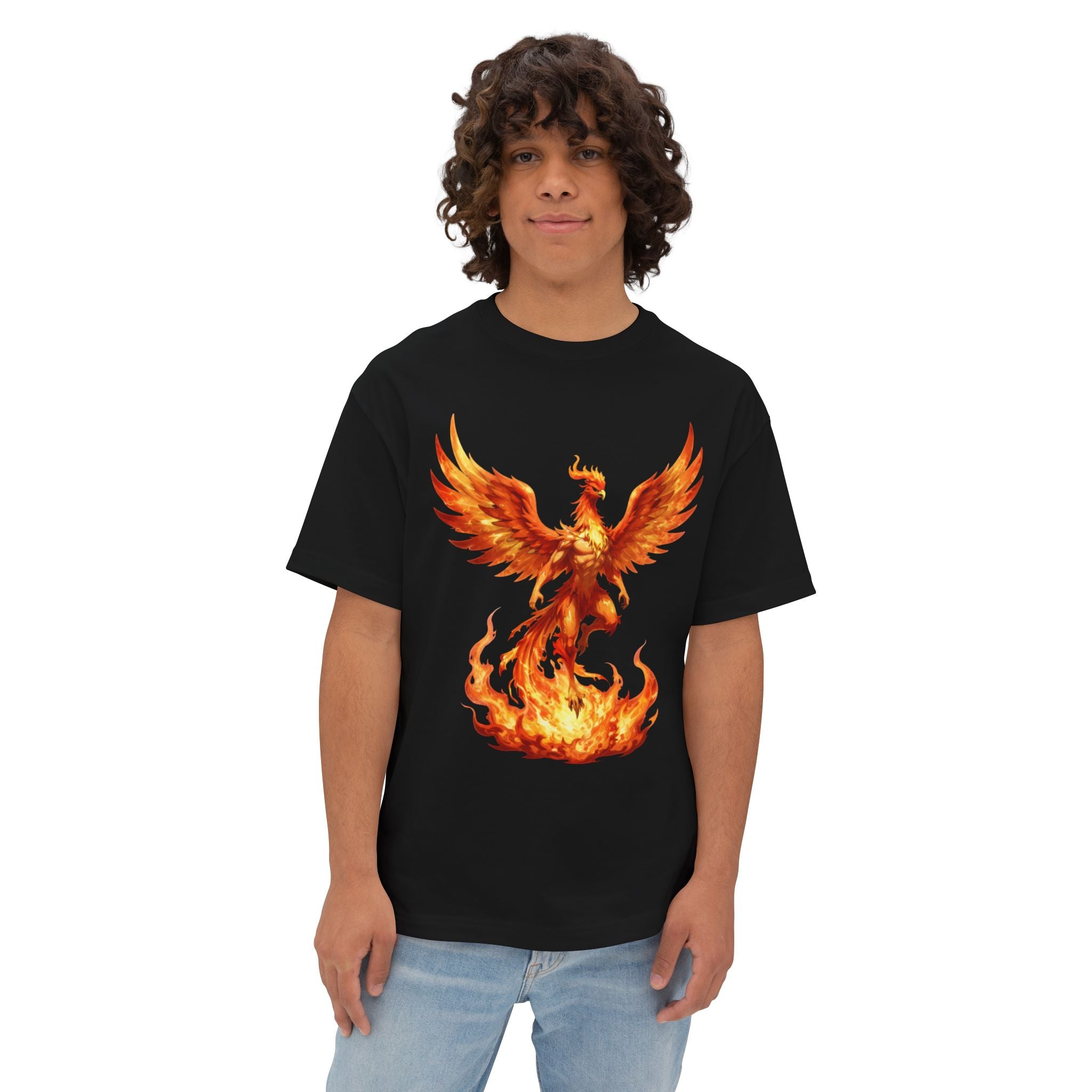 🔥💪Kronex Fit Phoenix Flame Tee – Rise Again Graphic Shirt💯🔥🥵