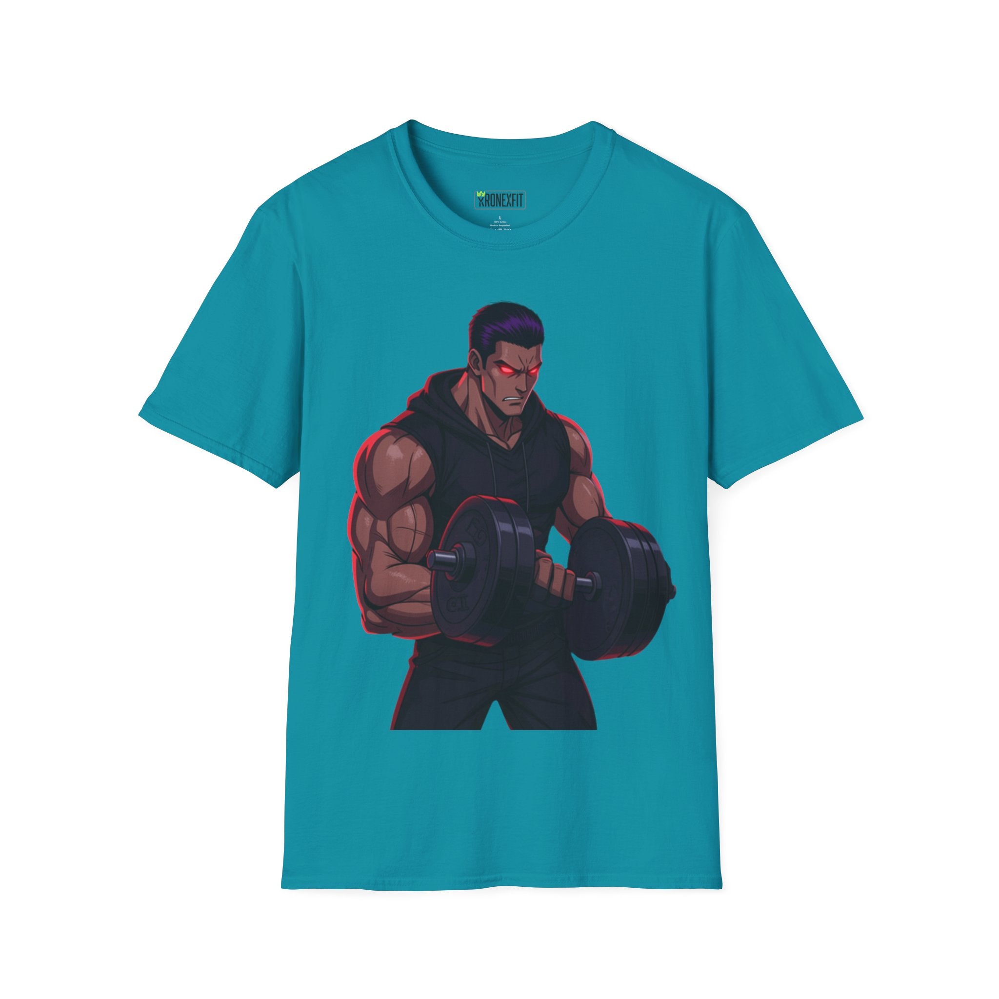 🥵💪💯Beast Mode Anime Gym Tee – Dark Warrior Muscle Shirt💯🔥