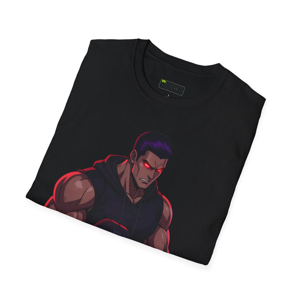 🥵💪💯Beast Mode Anime Gym Tee – Dark Warrior Muscle Shirt💯🔥