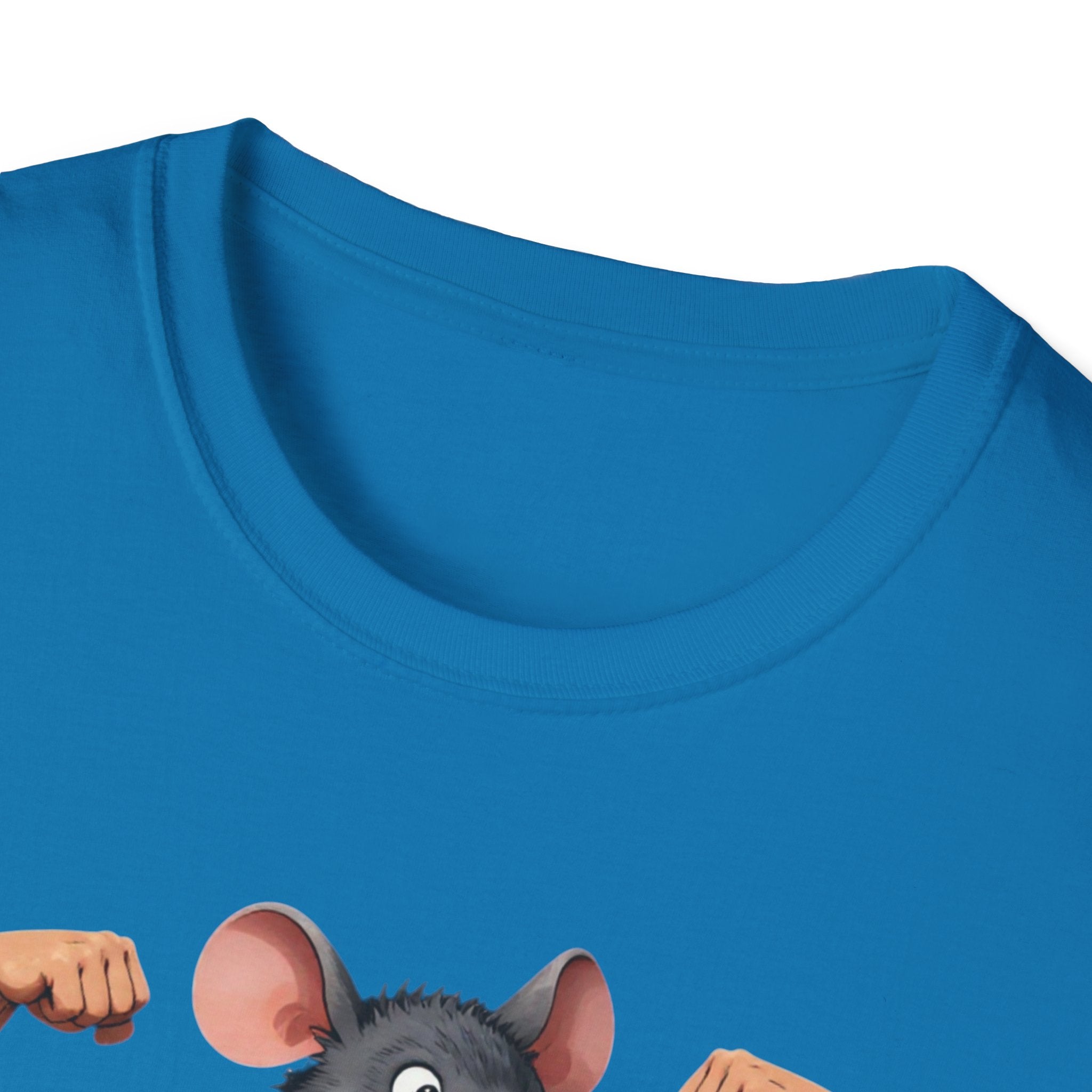 🔥🔥Muscle Rat T-Shirt — Funny Bodybuilder Mouse Fitness Tee🥵💪💪