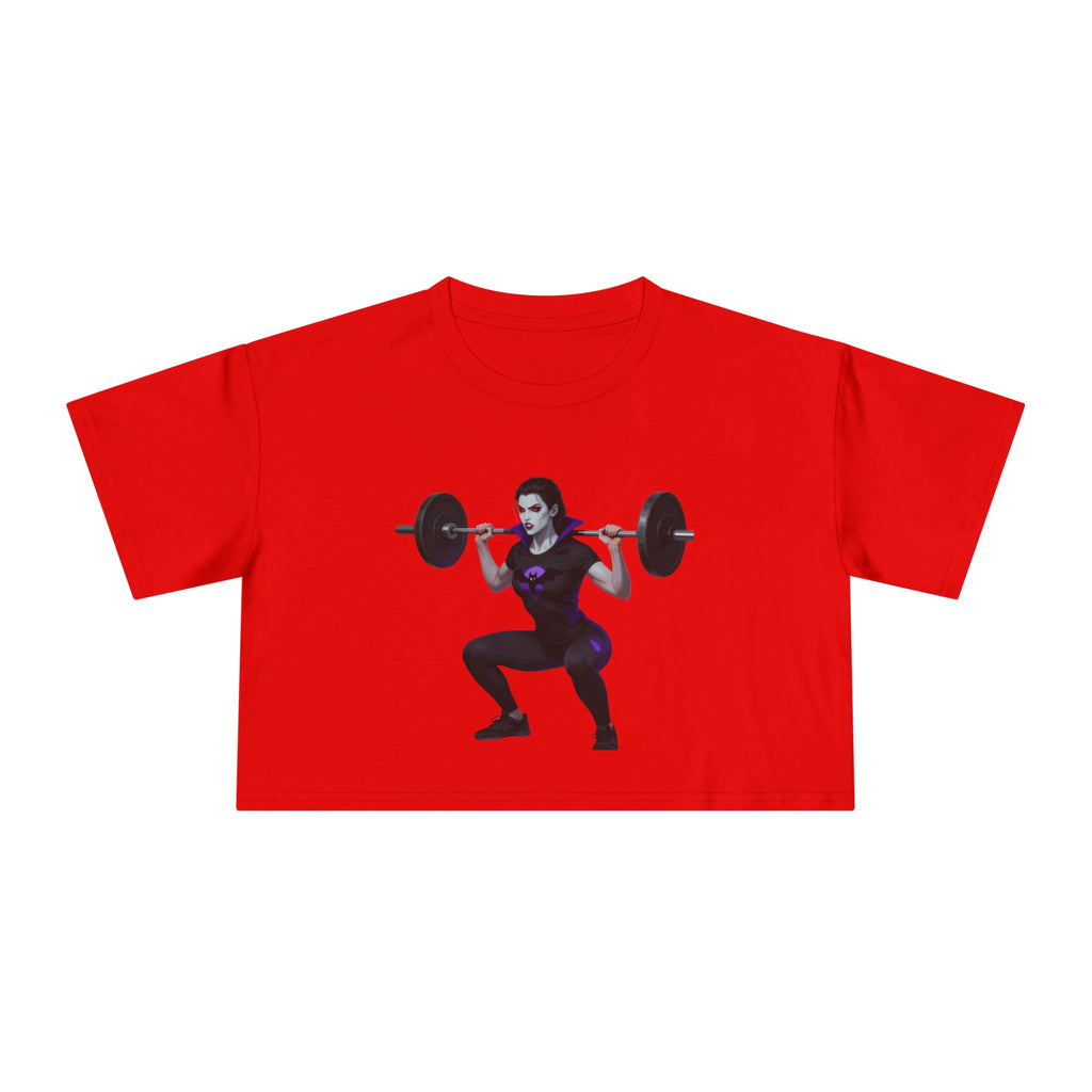 🔥💪Kronex Fit Train Like a Queen Crop Tee – Women's Gym Top🔥💯