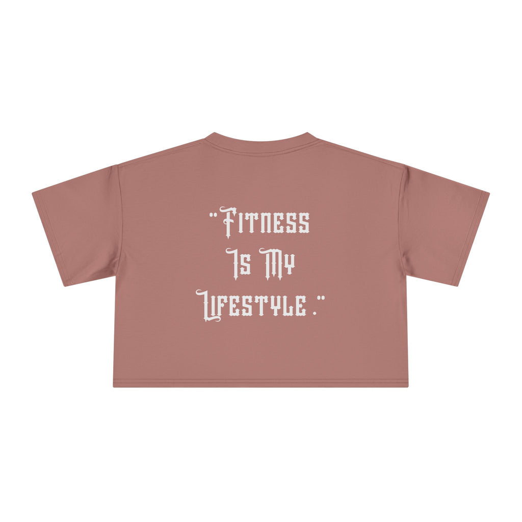 💪🔥Kronex Fit Fitness Is My Lifestyle Crop Tee – Women's Gym Top😍🥵🔥