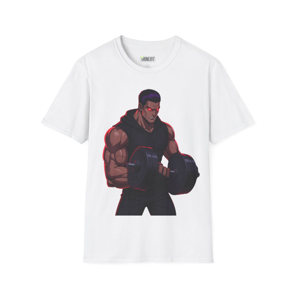 🥵💪💯Beast Mode Anime Gym Tee – Dark Warrior Muscle Shirt💯🔥