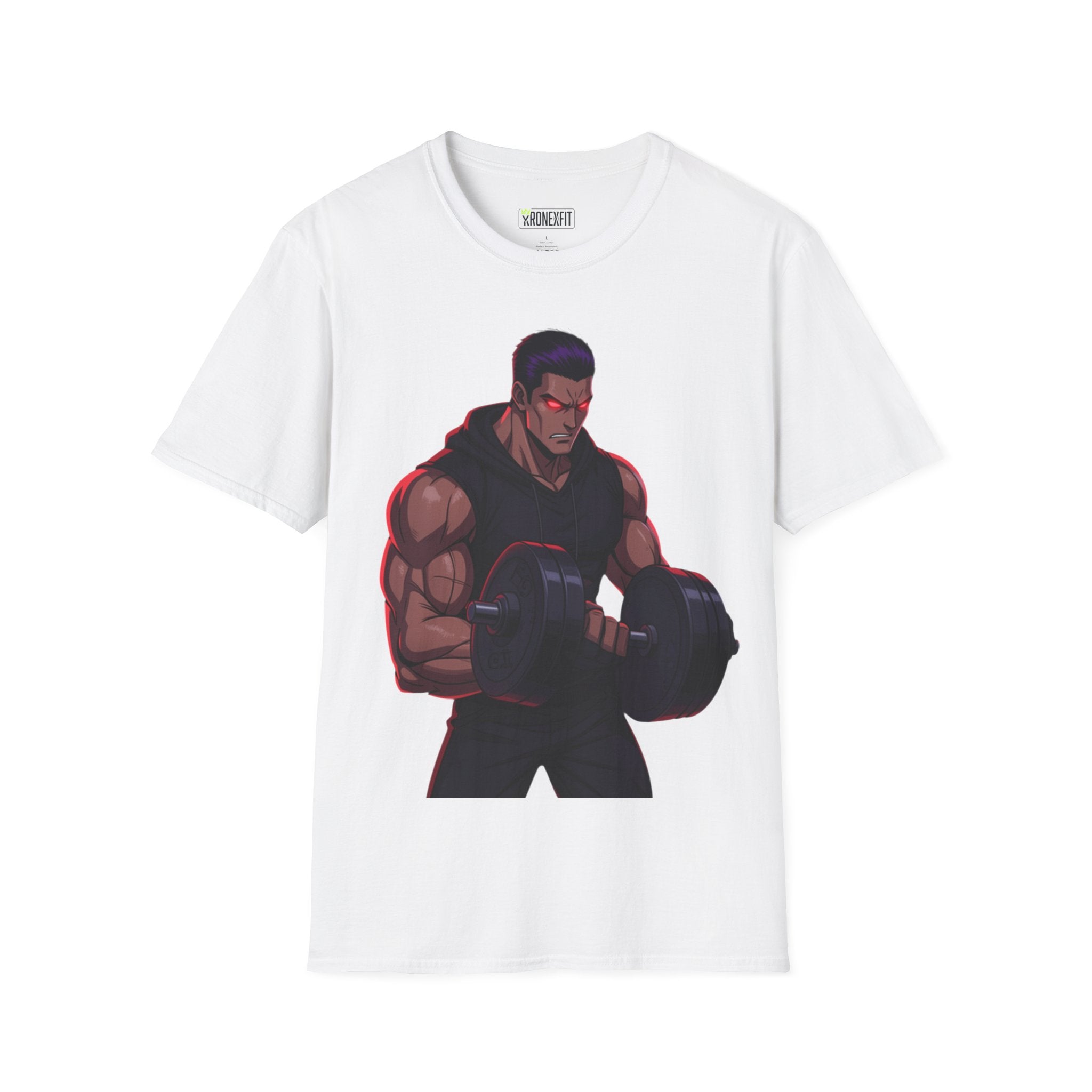 🥵💪💯Beast Mode Anime Gym Tee – Dark Warrior Muscle Shirt💯🔥