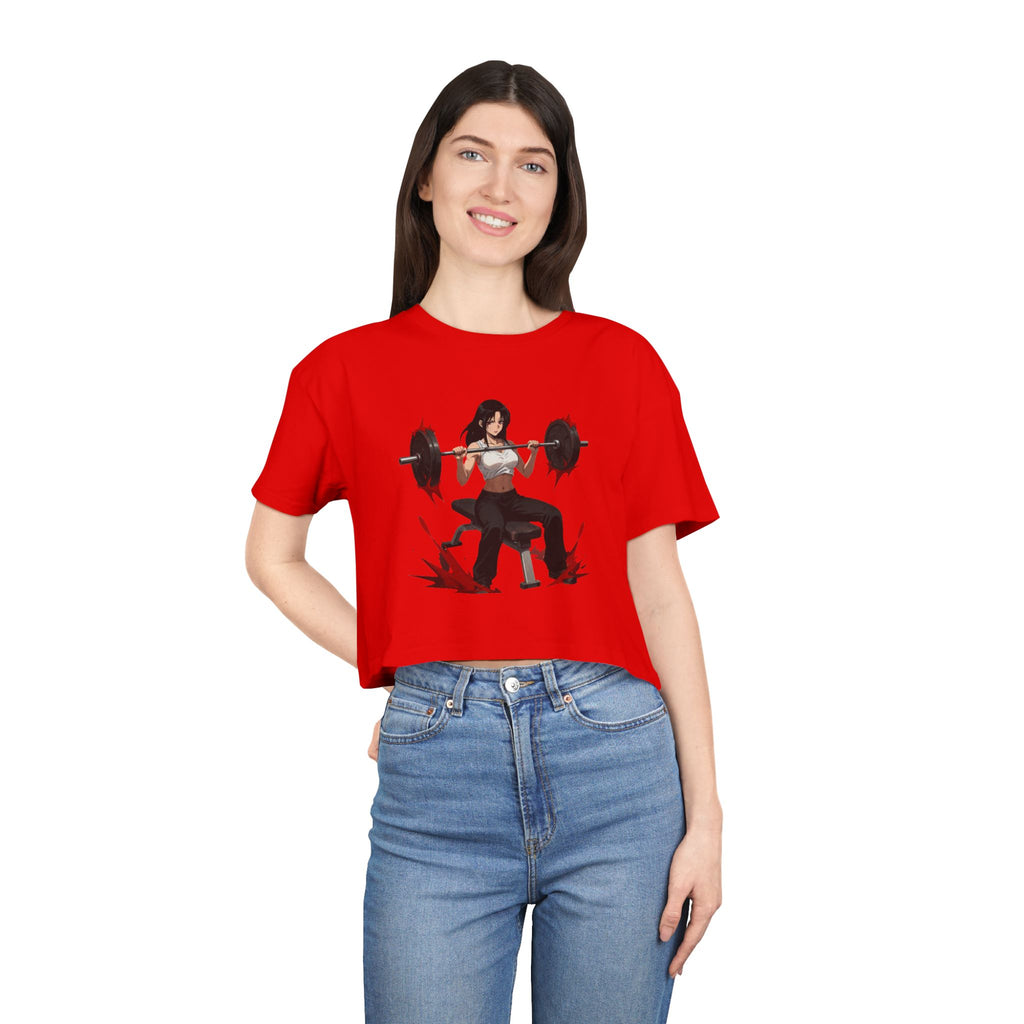 💪🔥Kronex Fit Fitness Is My Lifestyle Crop Tee – Women's Gym Top😍🥵🔥