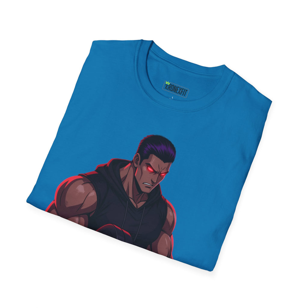🥵💪💯Beast Mode Anime Gym Tee – Dark Warrior Muscle Shirt💯🔥