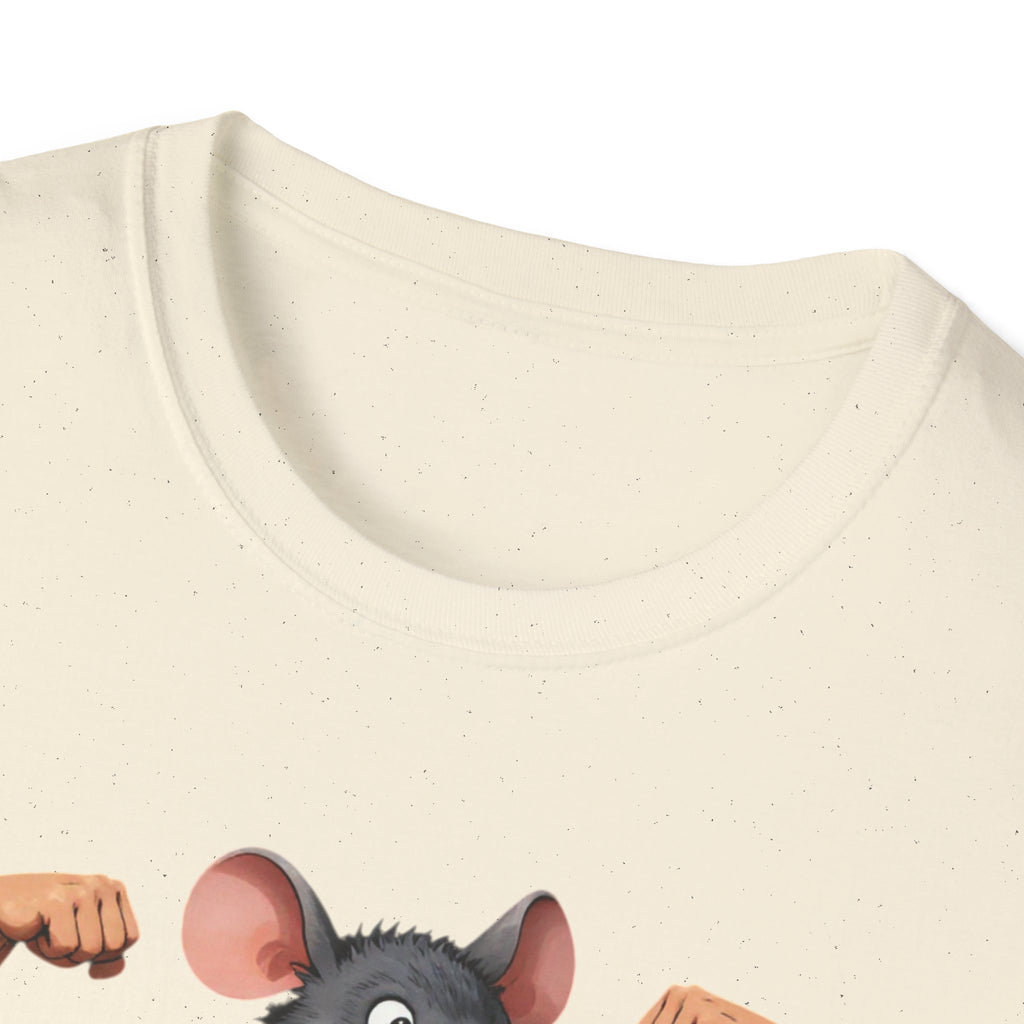 🔥🔥Muscle Rat T-Shirt — Funny Bodybuilder Mouse Fitness Tee🥵💪💪