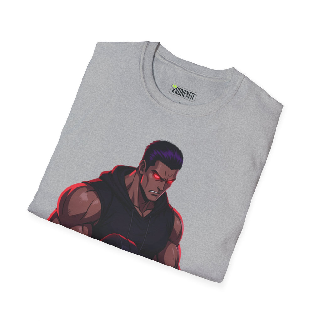 🥵💪💯Beast Mode Anime Gym Tee – Dark Warrior Muscle Shirt💯🔥