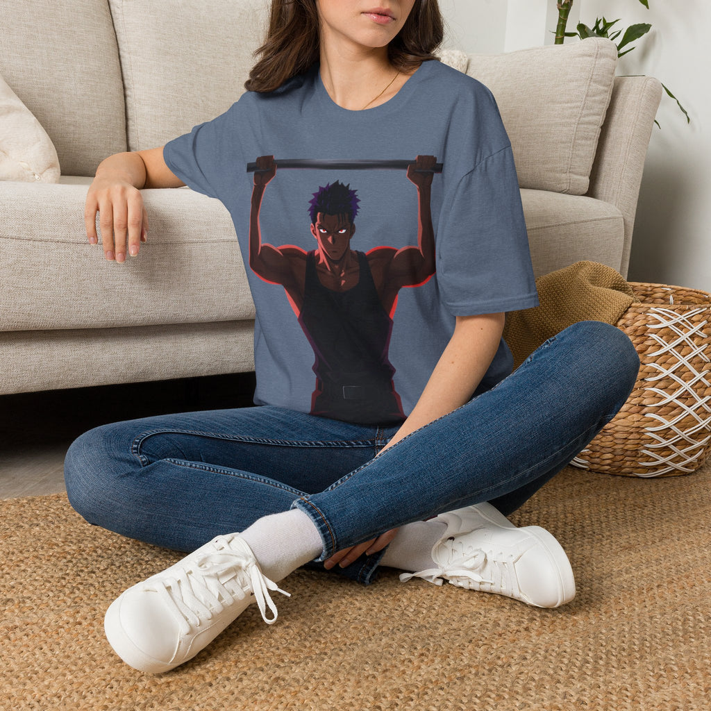 🔥Kronex Fit Shadow Warrior Tee – Anime Gym Graphic Shirt💯💪