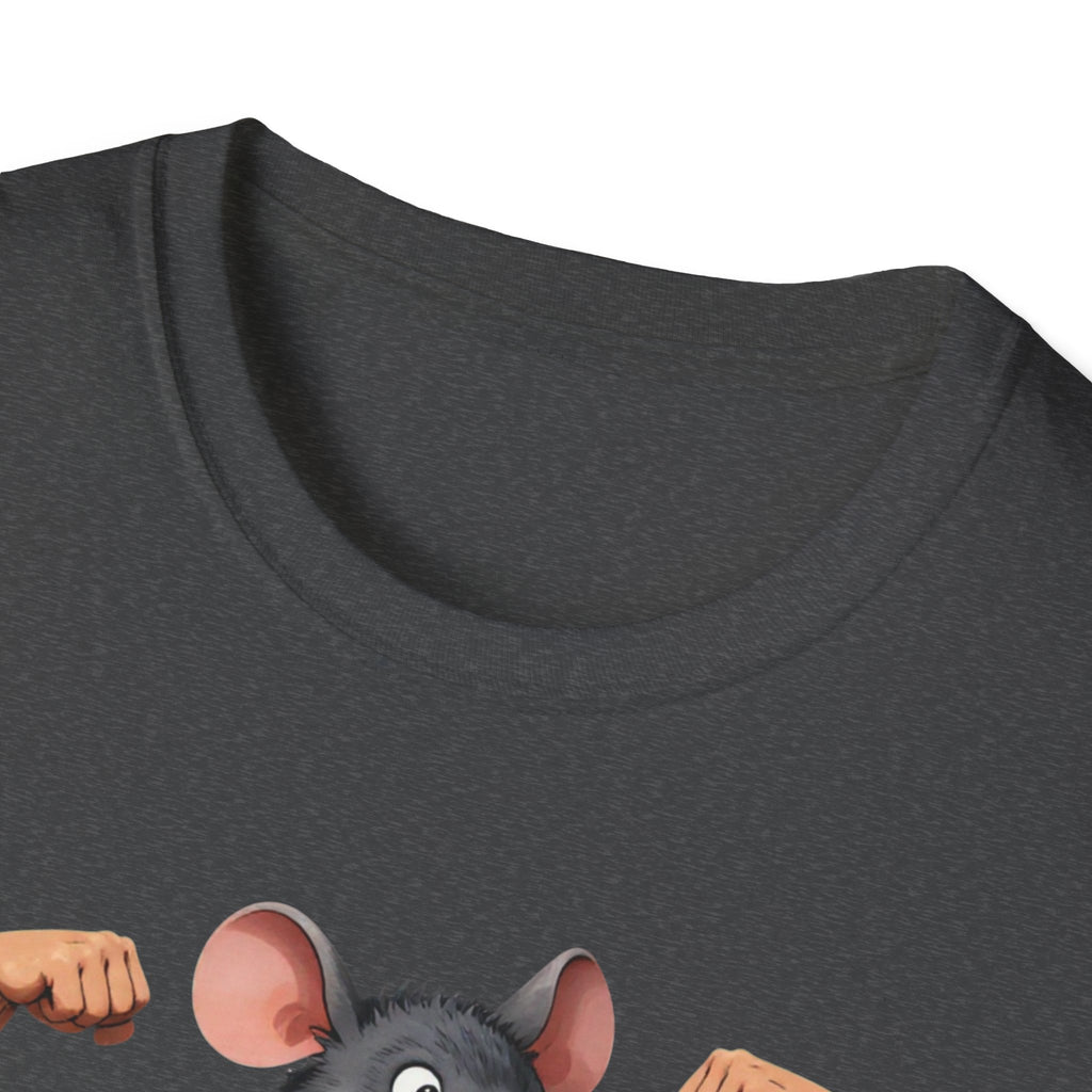 🔥🔥Muscle Rat T-Shirt — Funny Bodybuilder Mouse Fitness Tee🥵💪💪