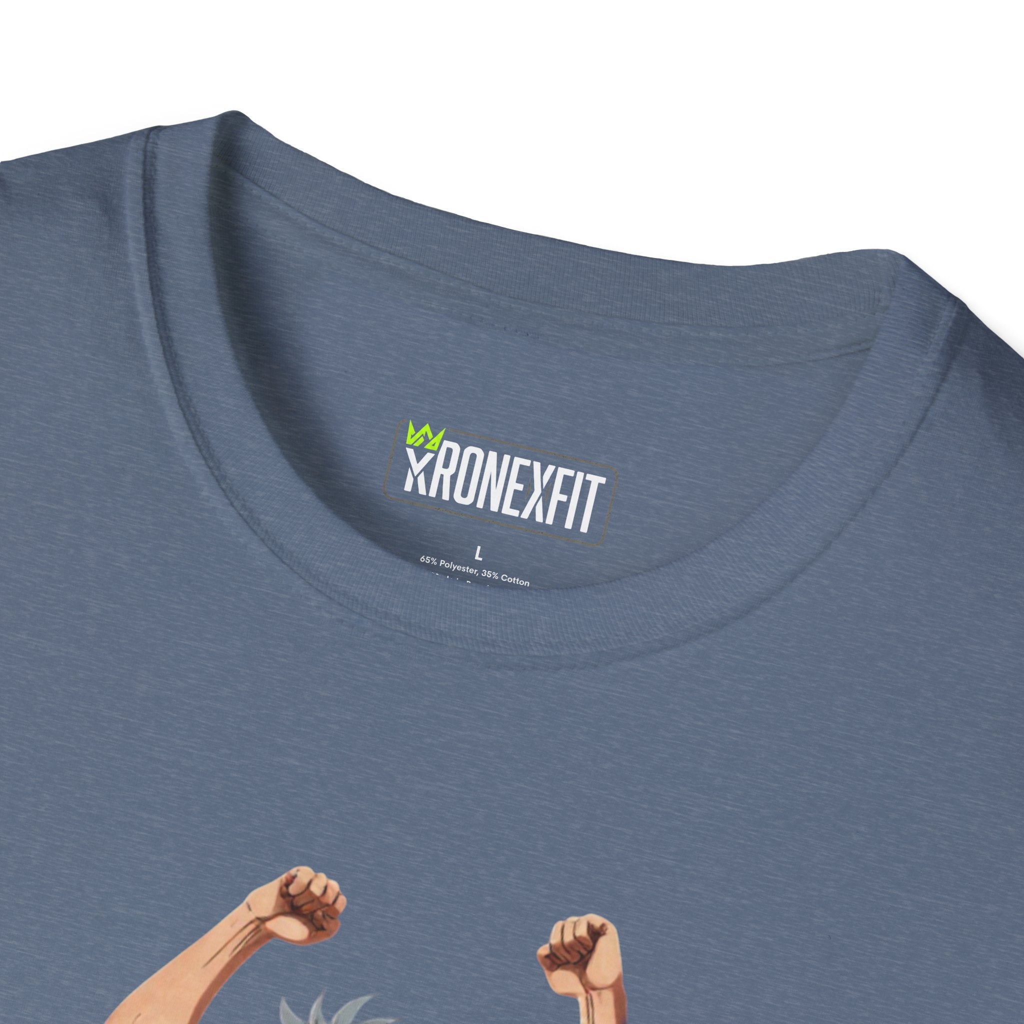 🥵🔥Kronex Fit Muscular Hero Tee – Anime Gym Graphic Shirt🔥💪