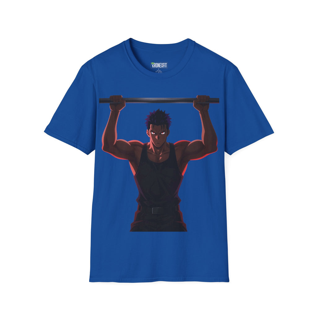 🔥Kronex Fit Shadow Warrior Tee – Anime Gym Graphic Shirt💯💪