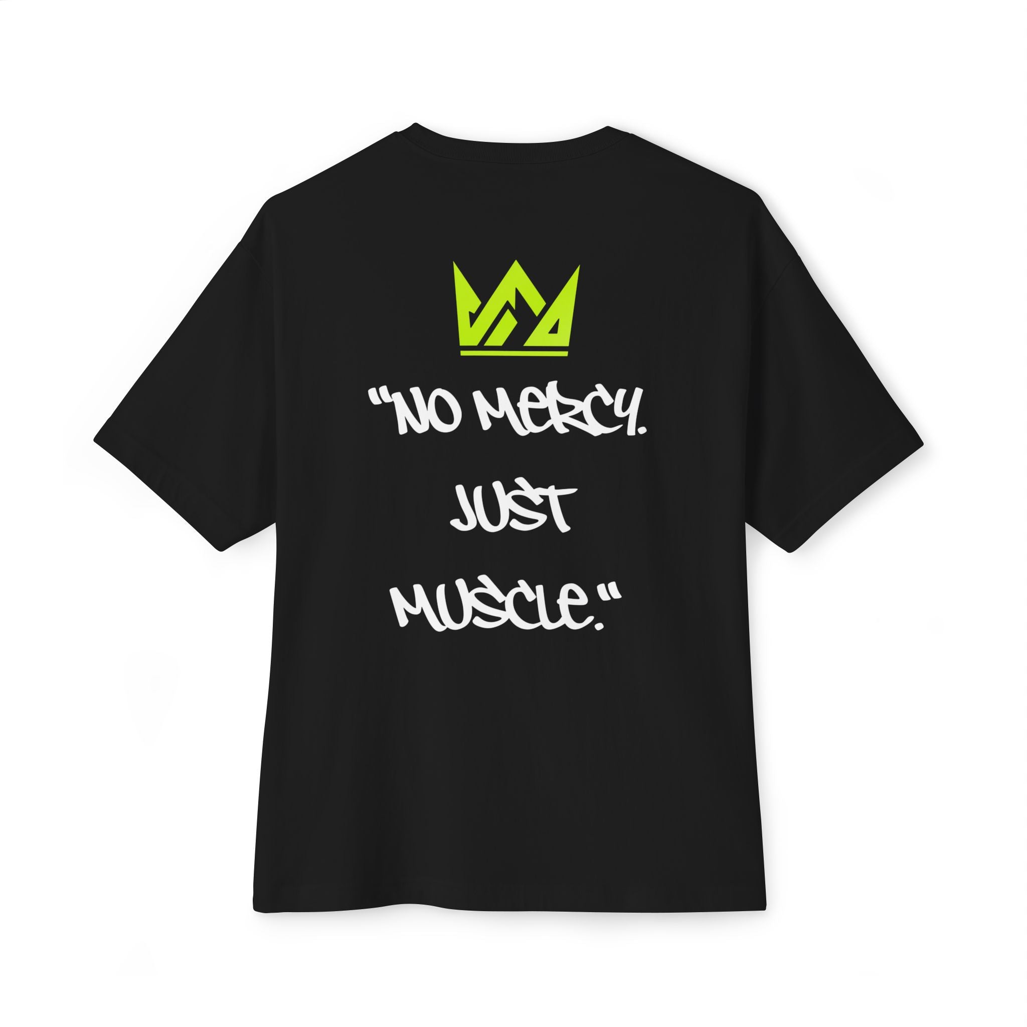 🔥No Mercy Just Muscle Tee — Straw Hat Lifter Graphic T-Shirt🔥