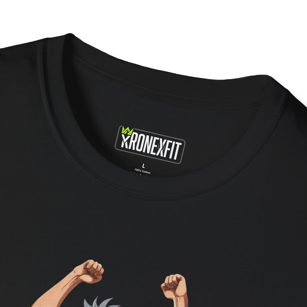 🥵🔥Kronex Fit Muscular Hero Tee – Anime Gym Graphic Shirt🔥💪