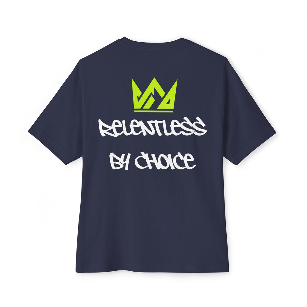 🔥💪Relentless by Choice Boxy Tee — Weightlifting Squat Graphic🥵🔥