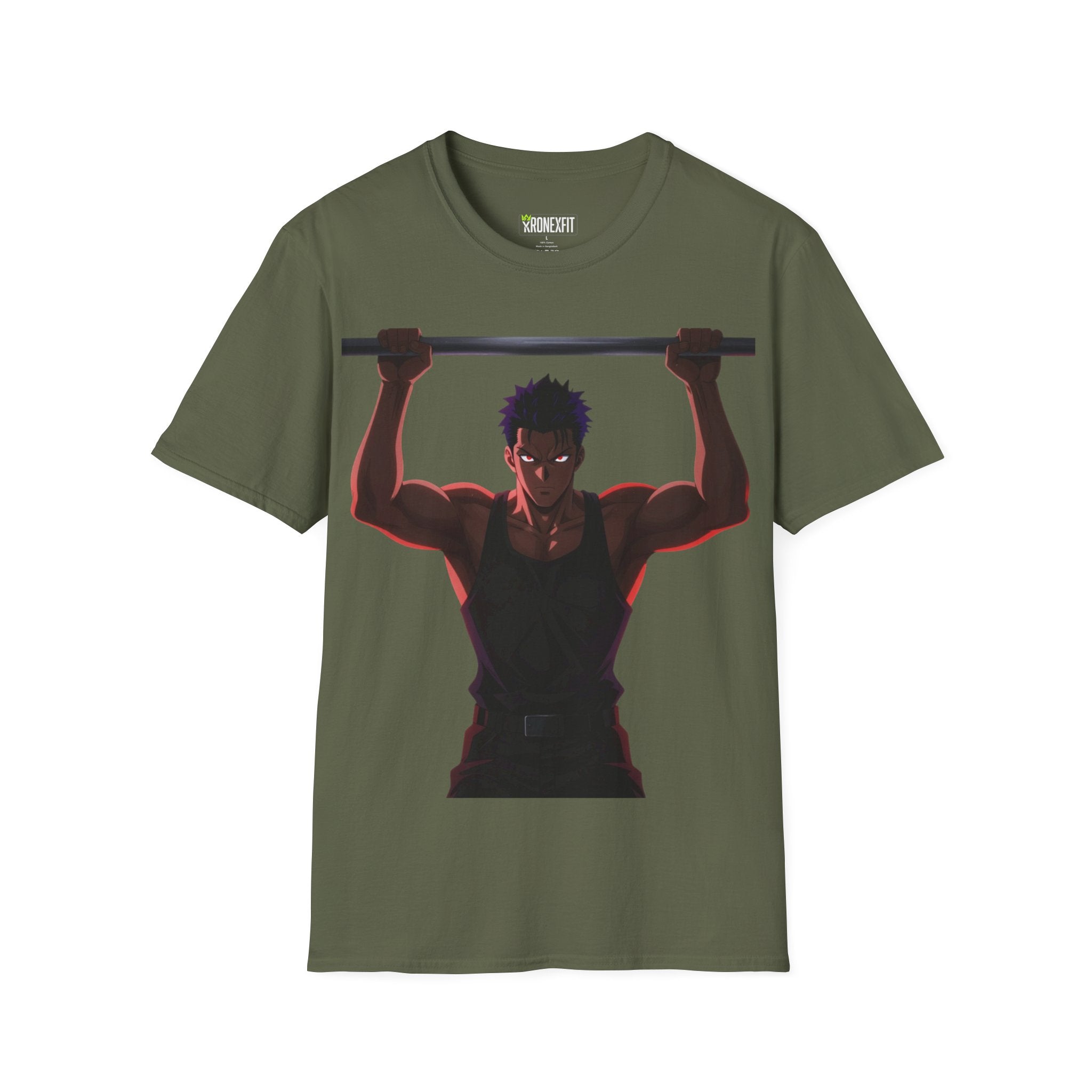🔥Kronex Fit Shadow Warrior Tee – Anime Gym Graphic Shirt💯💪