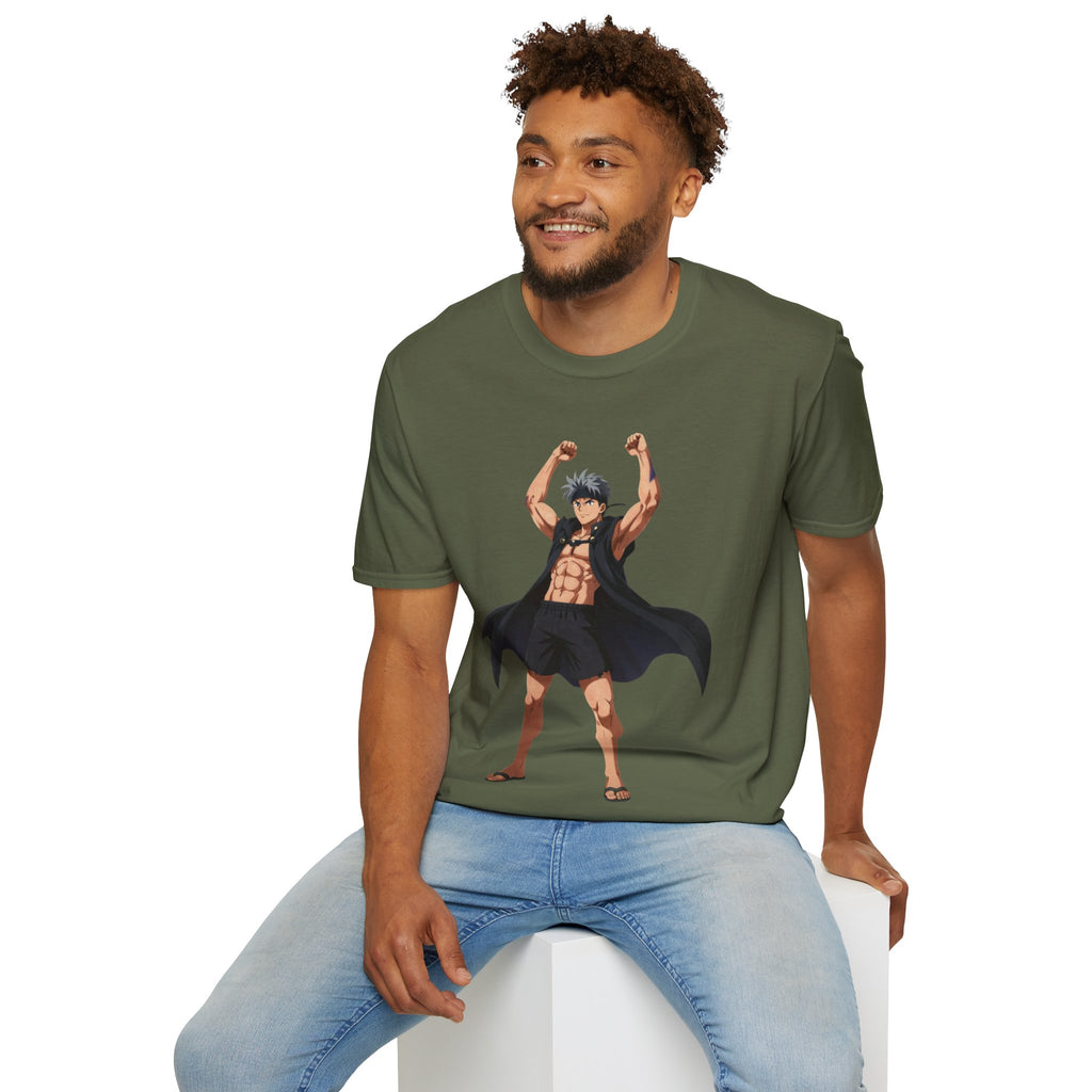 🥵🔥Kronex Fit Muscular Hero Tee – Anime Gym Graphic Shirt🔥💪