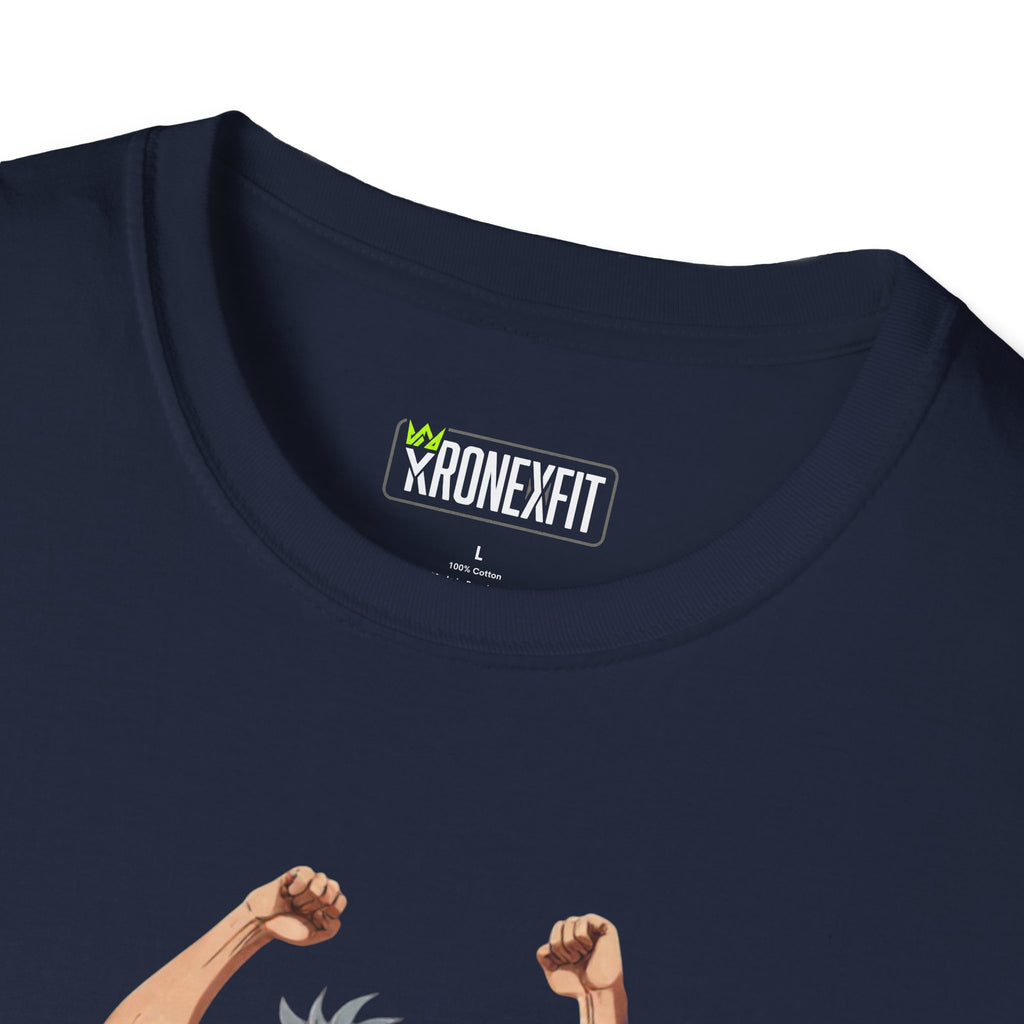 🥵🔥Kronex Fit Muscular Hero Tee – Anime Gym Graphic Shirt🔥💪