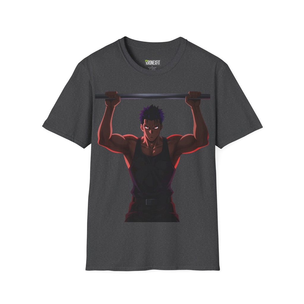 🔥Kronex Fit Shadow Warrior Tee – Anime Gym Graphic Shirt💯💪