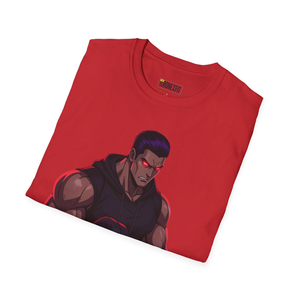 🥵💪💯Beast Mode Anime Gym Tee – Dark Warrior Muscle Shirt💯🔥