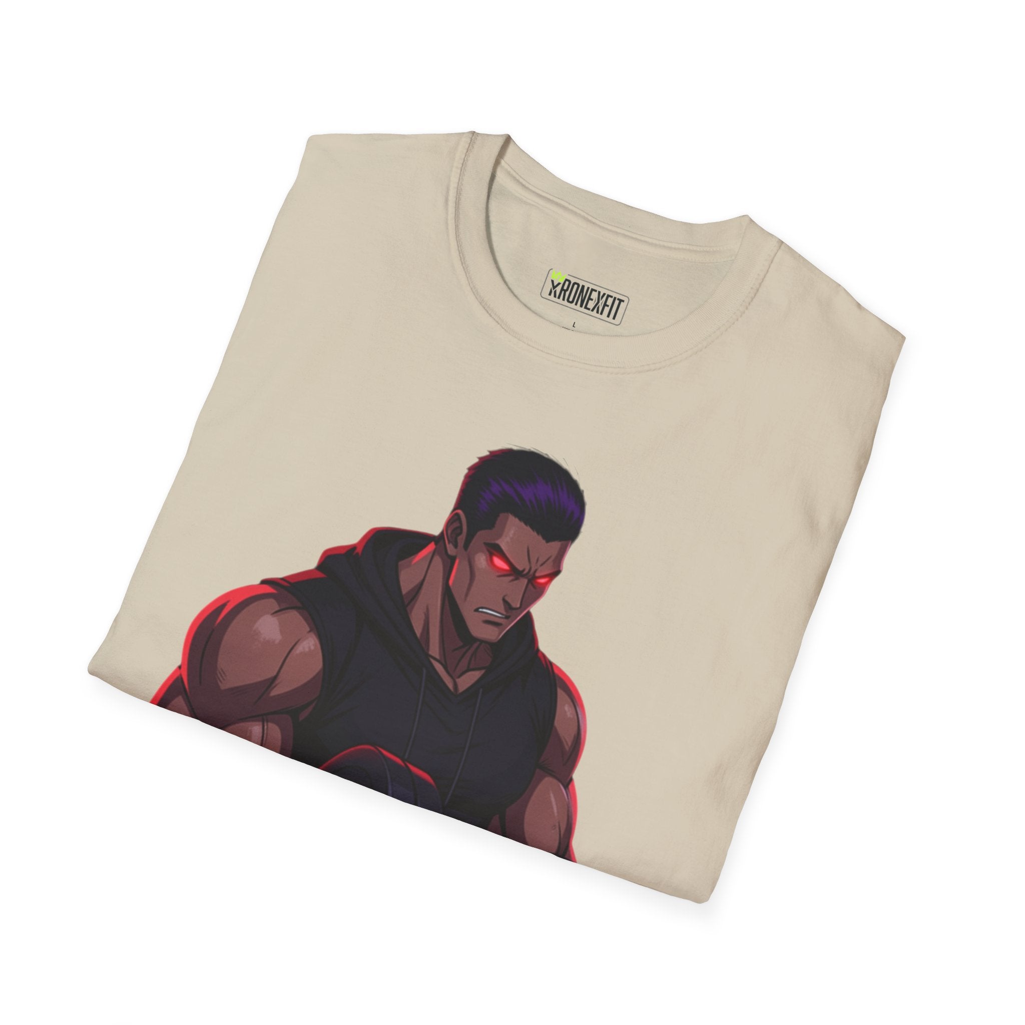🥵💪💯Beast Mode Anime Gym Tee – Dark Warrior Muscle Shirt💯🔥