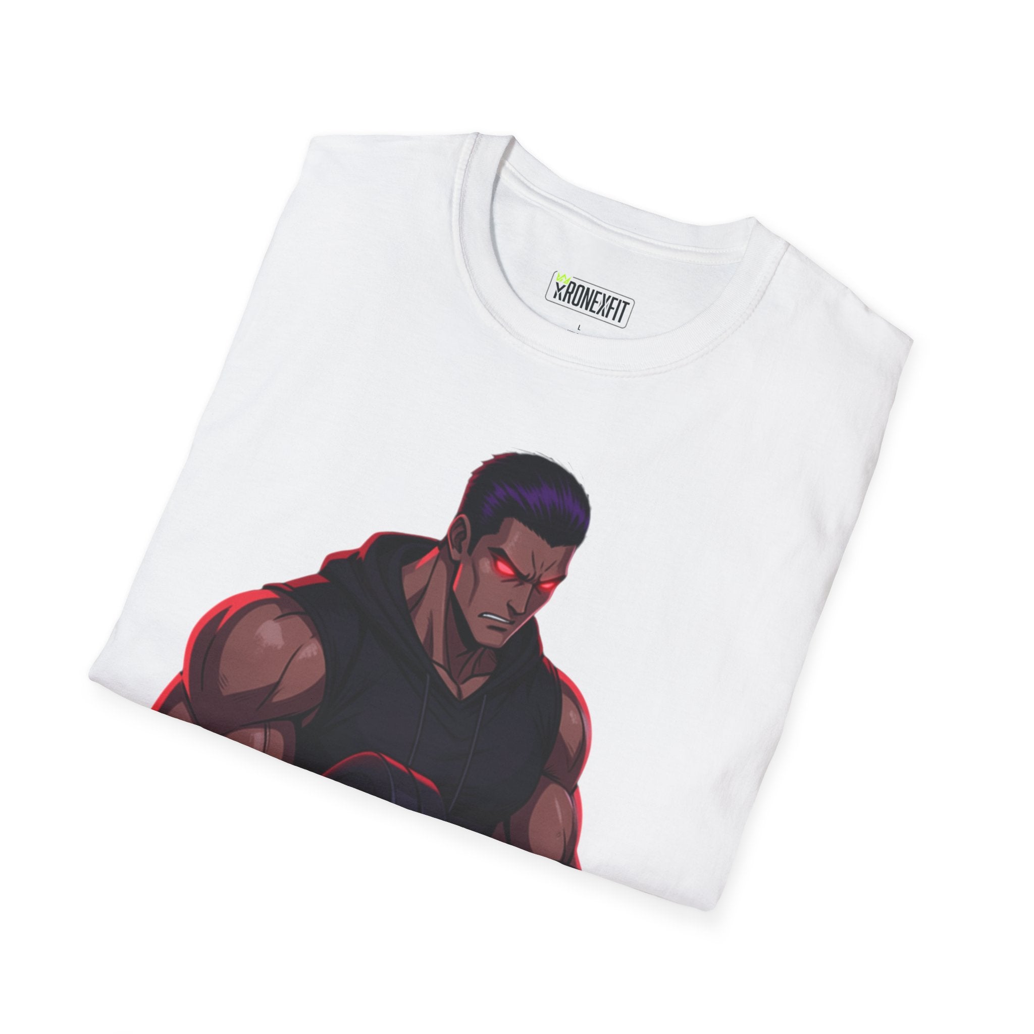 🥵💪💯Beast Mode Anime Gym Tee – Dark Warrior Muscle Shirt💯🔥