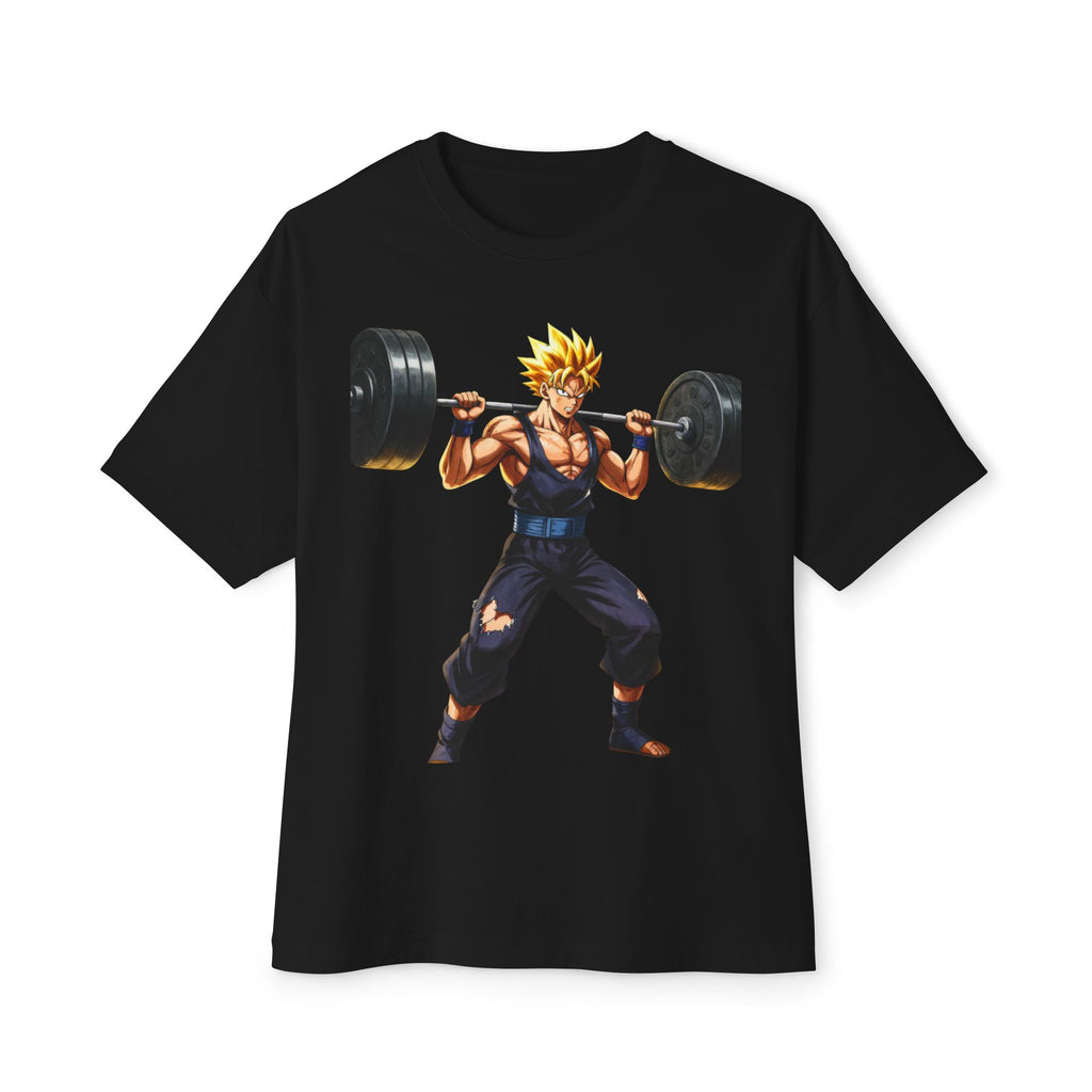 💯💪Anime Weightlifter Tee — Super Saiyan Barbell Workout T-Shirt🥵🔥