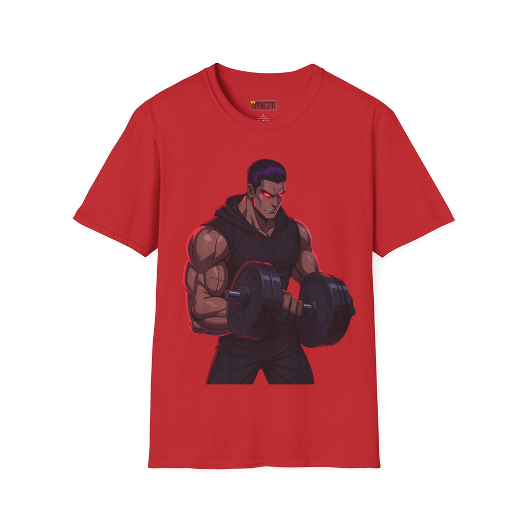 🥵💪💯Beast Mode Anime Gym Tee – Dark Warrior Muscle Shirt💯🔥