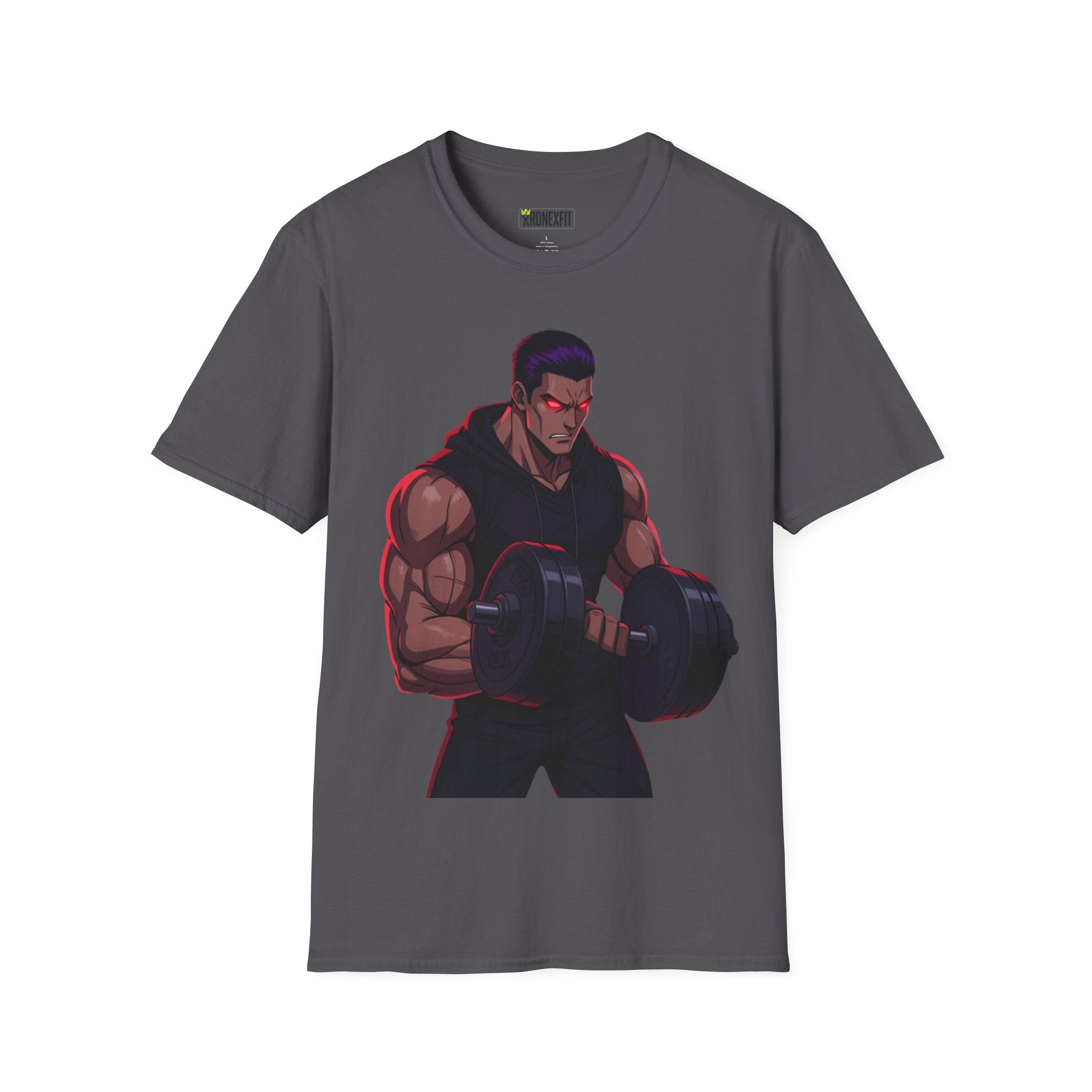 🥵💪💯Beast Mode Anime Gym Tee – Dark Warrior Muscle Shirt💯🔥