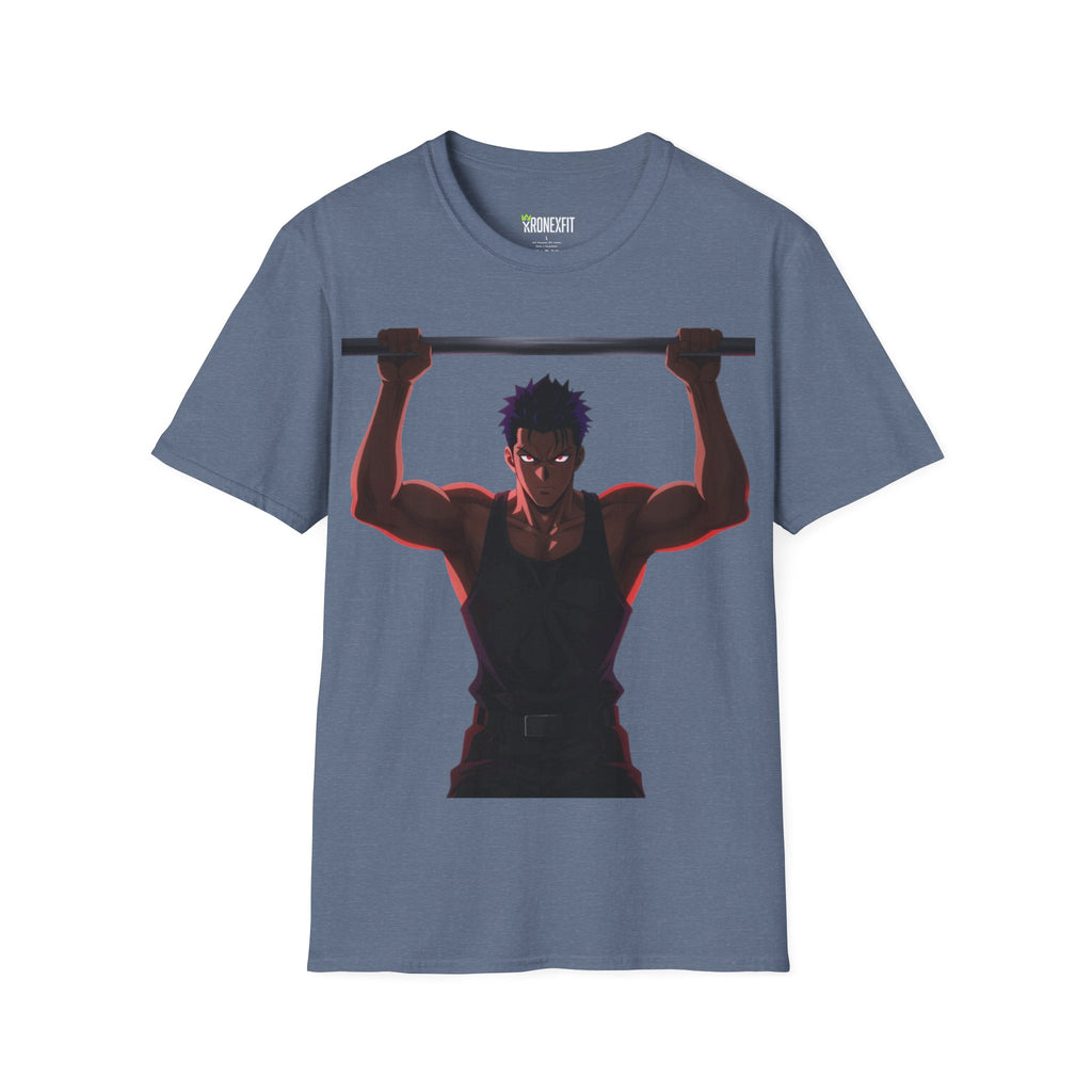 🔥Kronex Fit Shadow Warrior Tee – Anime Gym Graphic Shirt💯💪