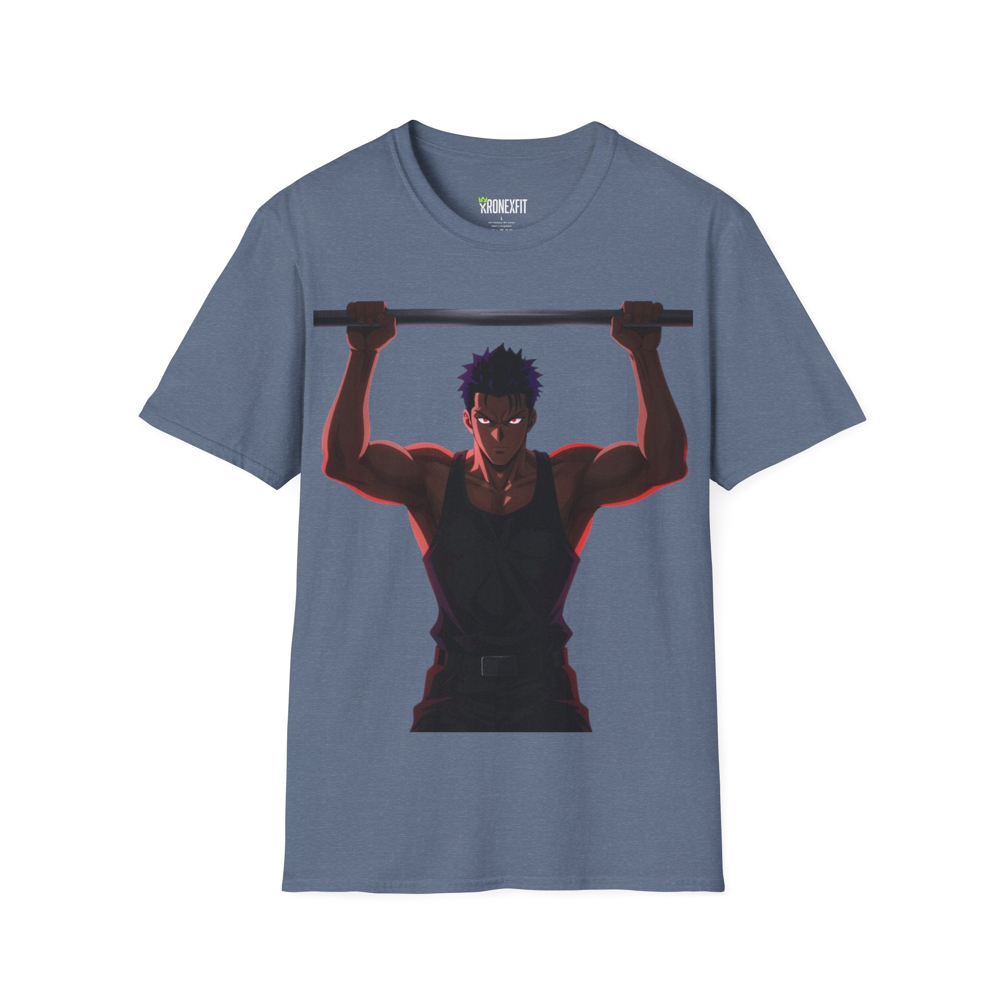 🔥Kronex Fit Shadow Warrior Tee – Anime Gym Graphic Shirt💯💪