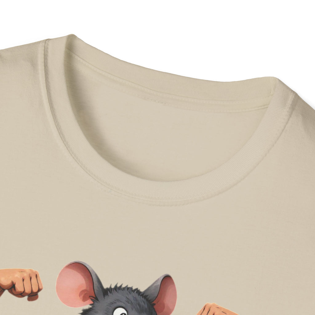 🔥🔥Muscle Rat T-Shirt — Funny Bodybuilder Mouse Fitness Tee🥵💪💪