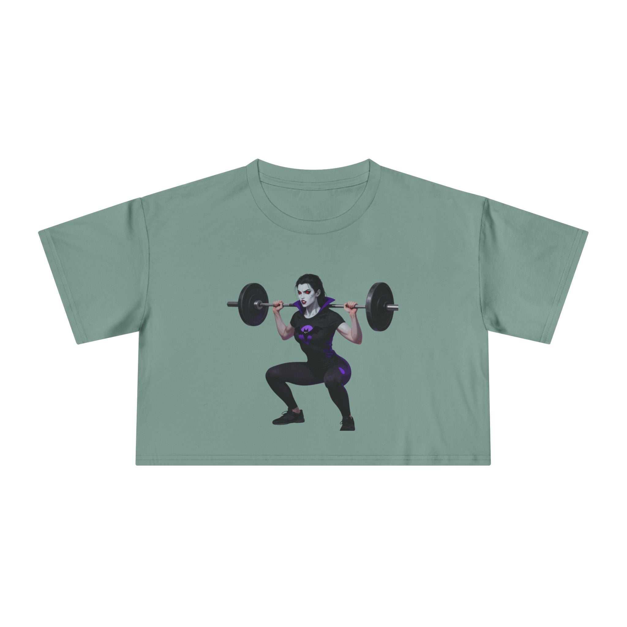 🔥💪Kronex Fit Train Like a Queen Crop Tee – Women's Gym Top🔥💯