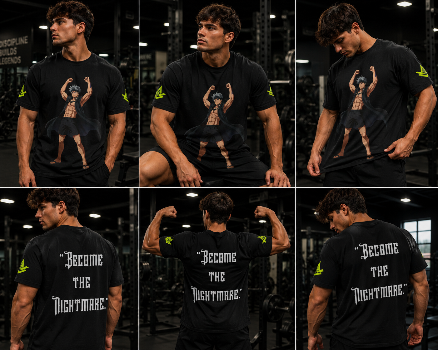 🥵🔥Kronex Fit Muscular Hero Tee – Anime Gym Graphic Shirt🔥💪
