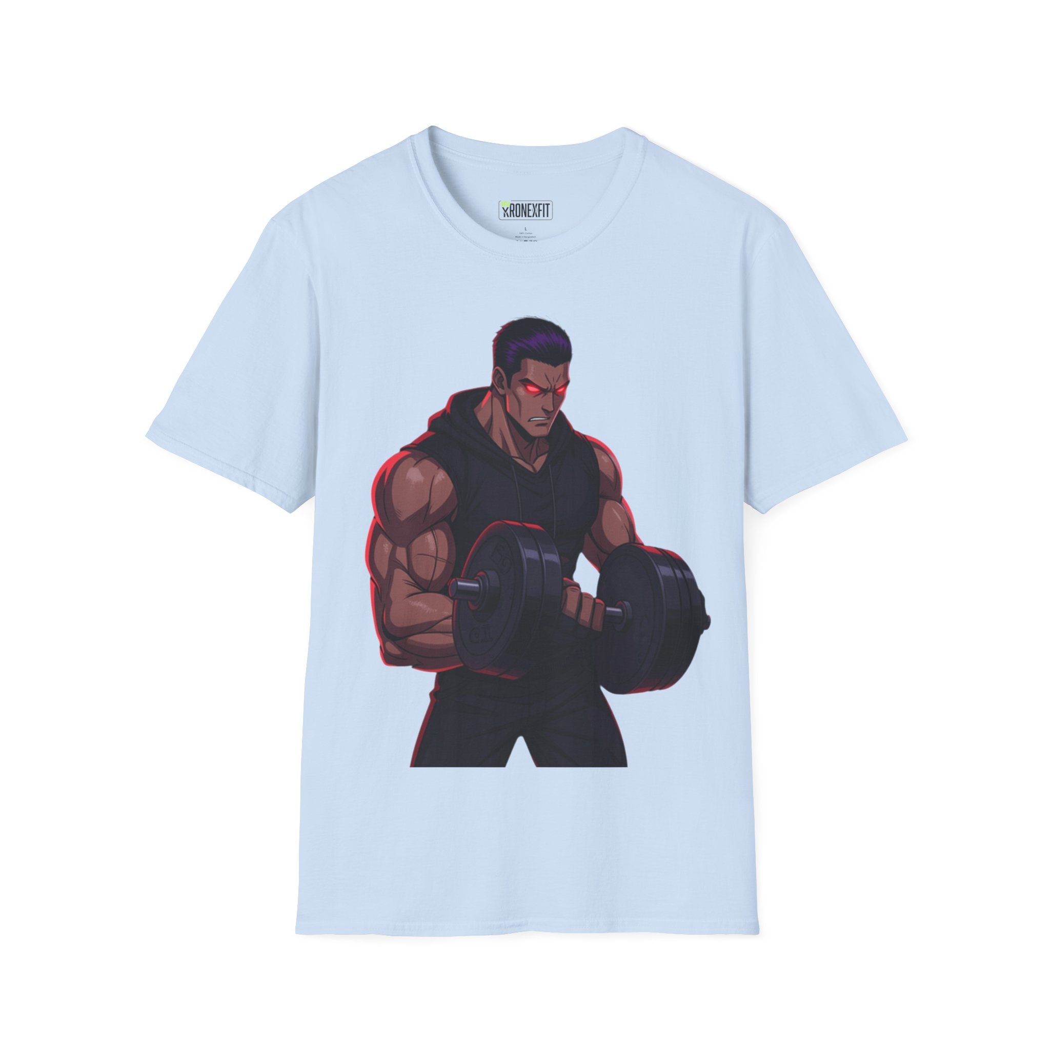 🥵💪💯Beast Mode Anime Gym Tee – Dark Warrior Muscle Shirt💯🔥