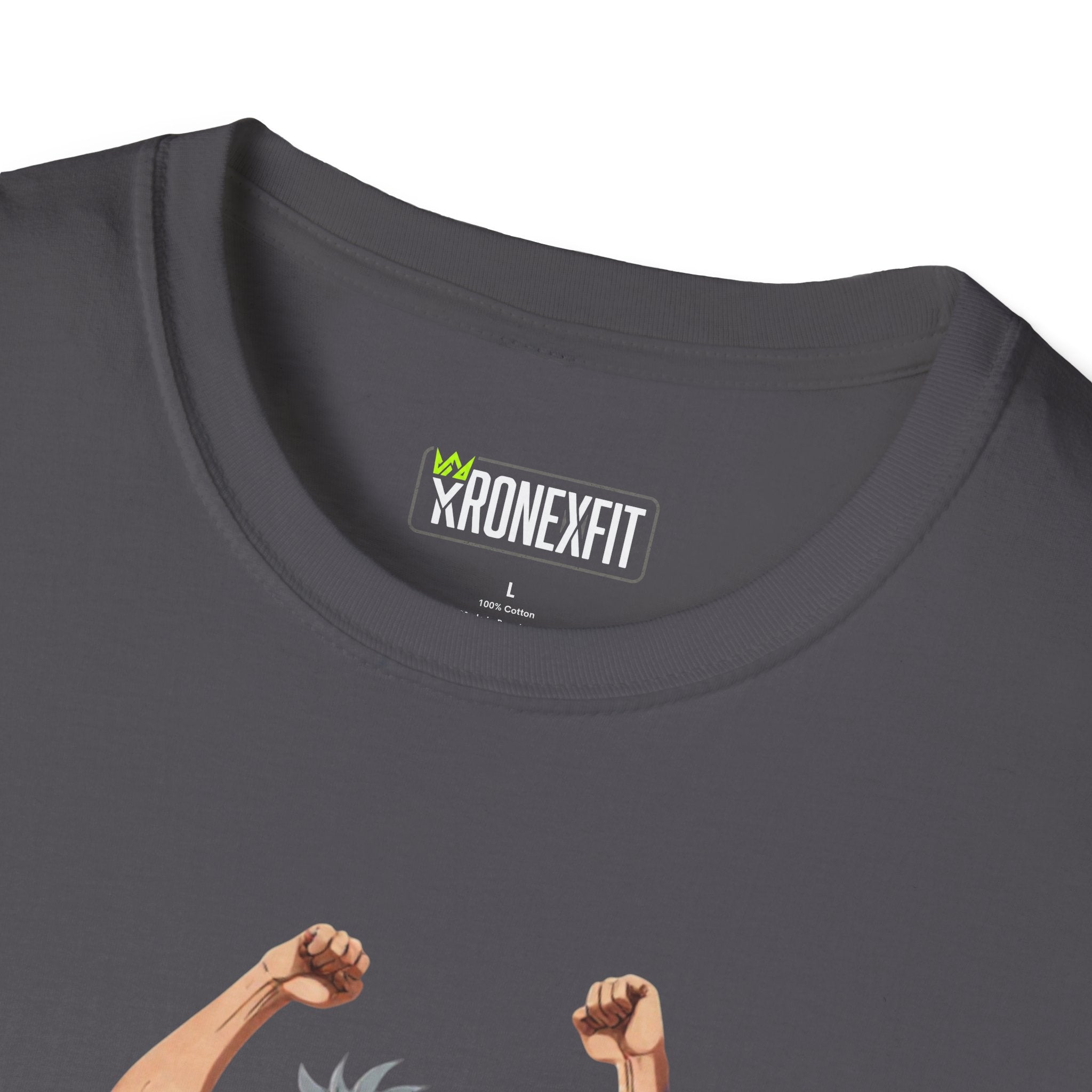🥵🔥Kronex Fit Muscular Hero Tee – Anime Gym Graphic Shirt🔥💪