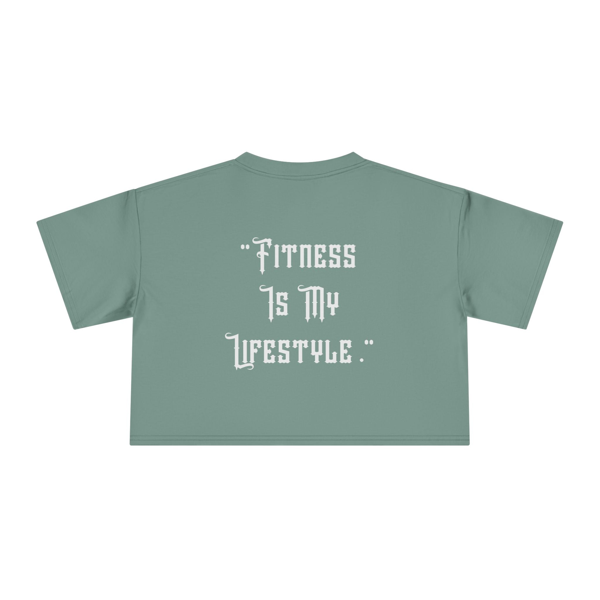 💪🔥Kronex Fit Fitness Is My Lifestyle Crop Tee – Women's Gym Top😍🥵🔥