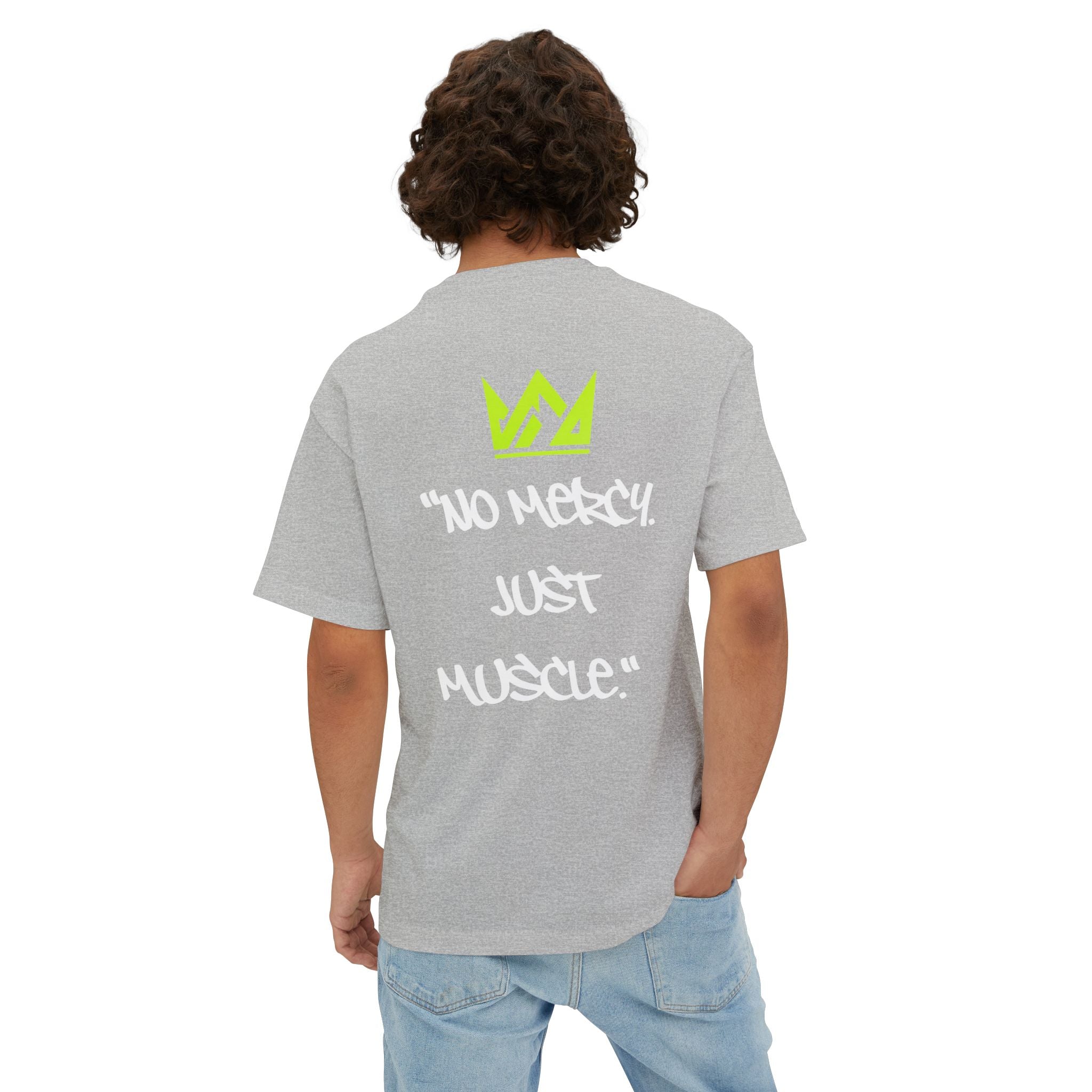 🔥No Mercy Just Muscle Tee — Straw Hat Lifter Graphic T-Shirt🔥