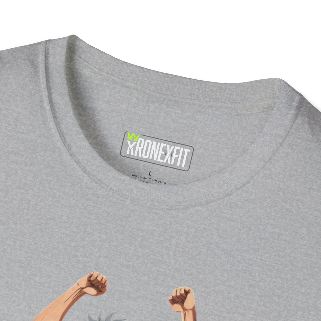 🥵🔥Kronex Fit Muscular Hero Tee – Anime Gym Graphic Shirt🔥💪