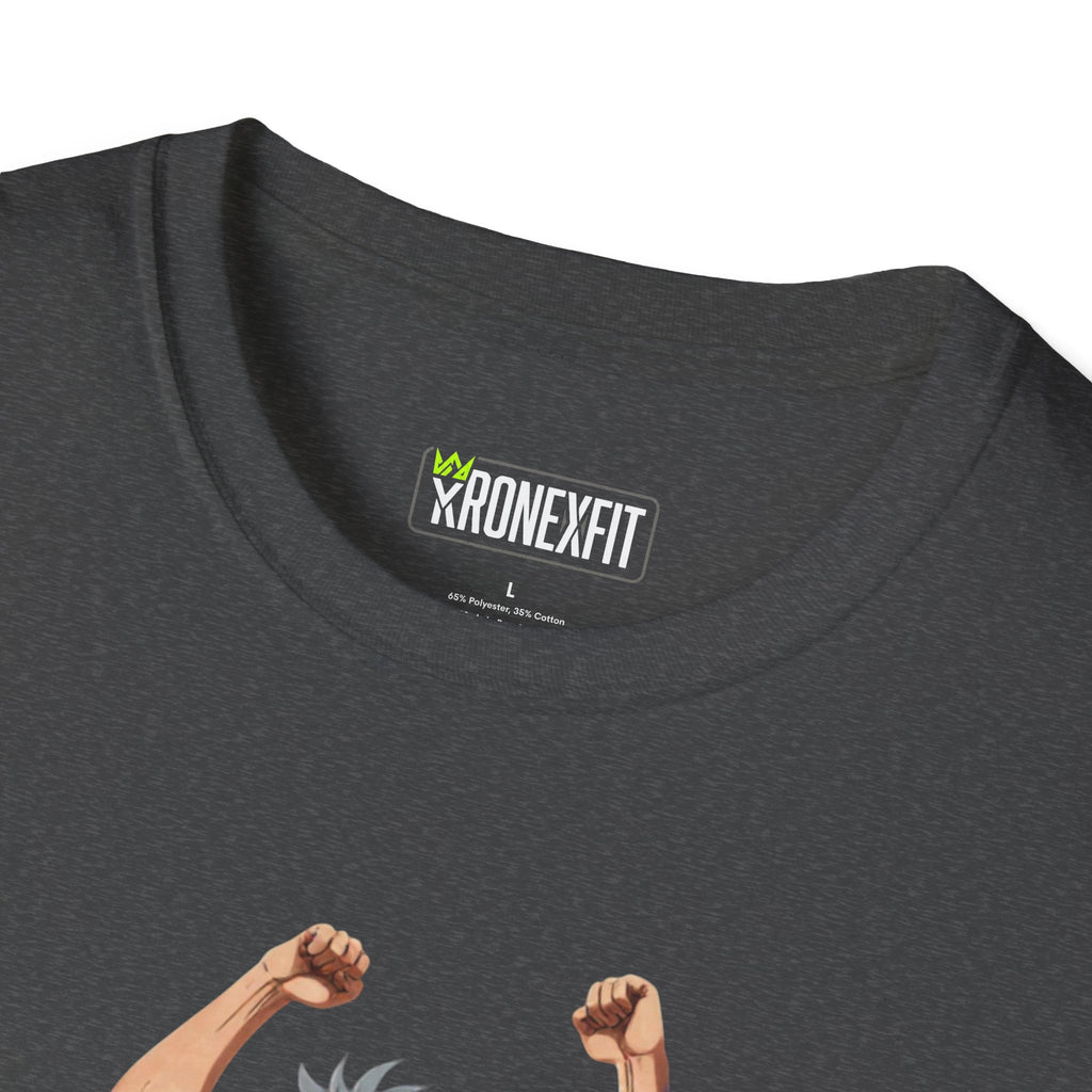 🥵🔥Kronex Fit Muscular Hero Tee – Anime Gym Graphic Shirt🔥💪
