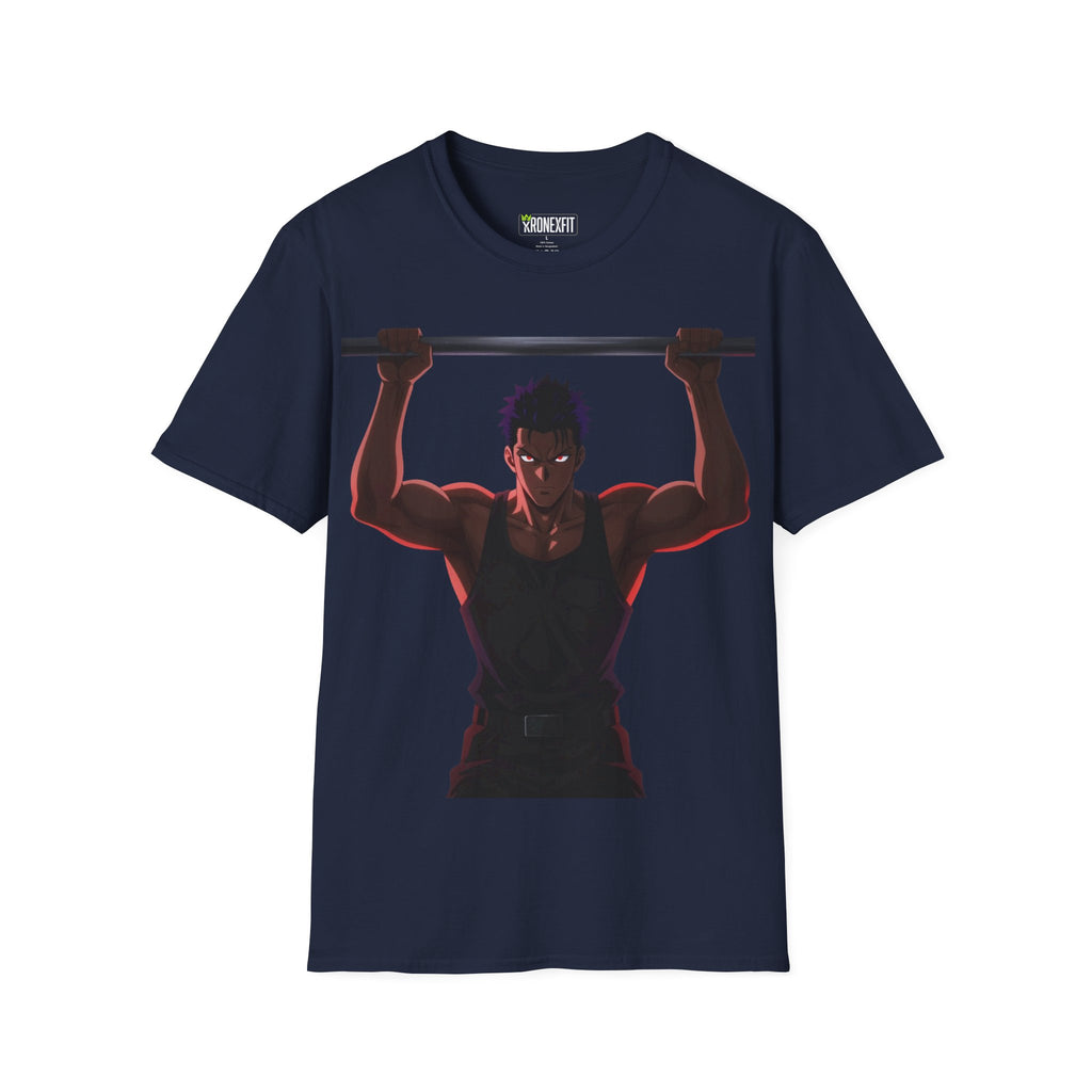 🔥Kronex Fit Shadow Warrior Tee – Anime Gym Graphic Shirt💯💪