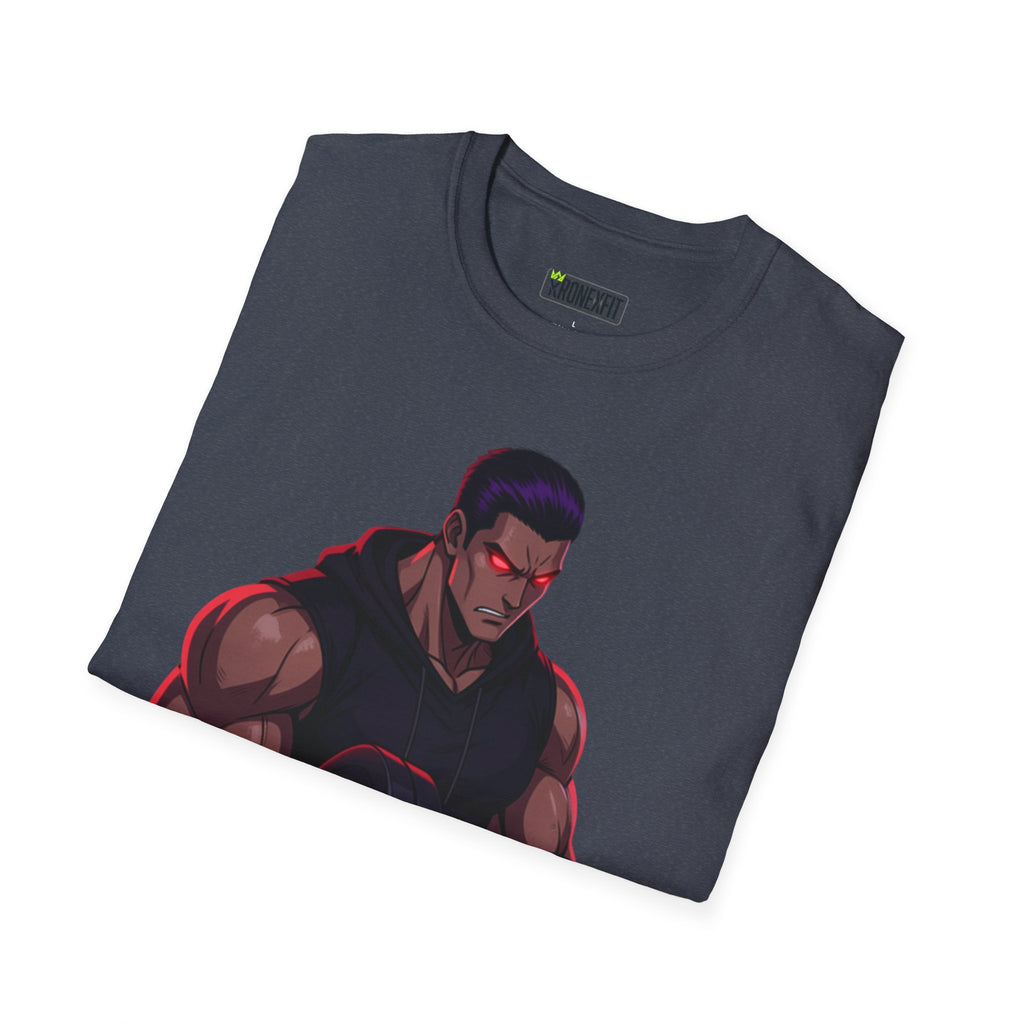 🥵💪💯Beast Mode Anime Gym Tee – Dark Warrior Muscle Shirt💯🔥