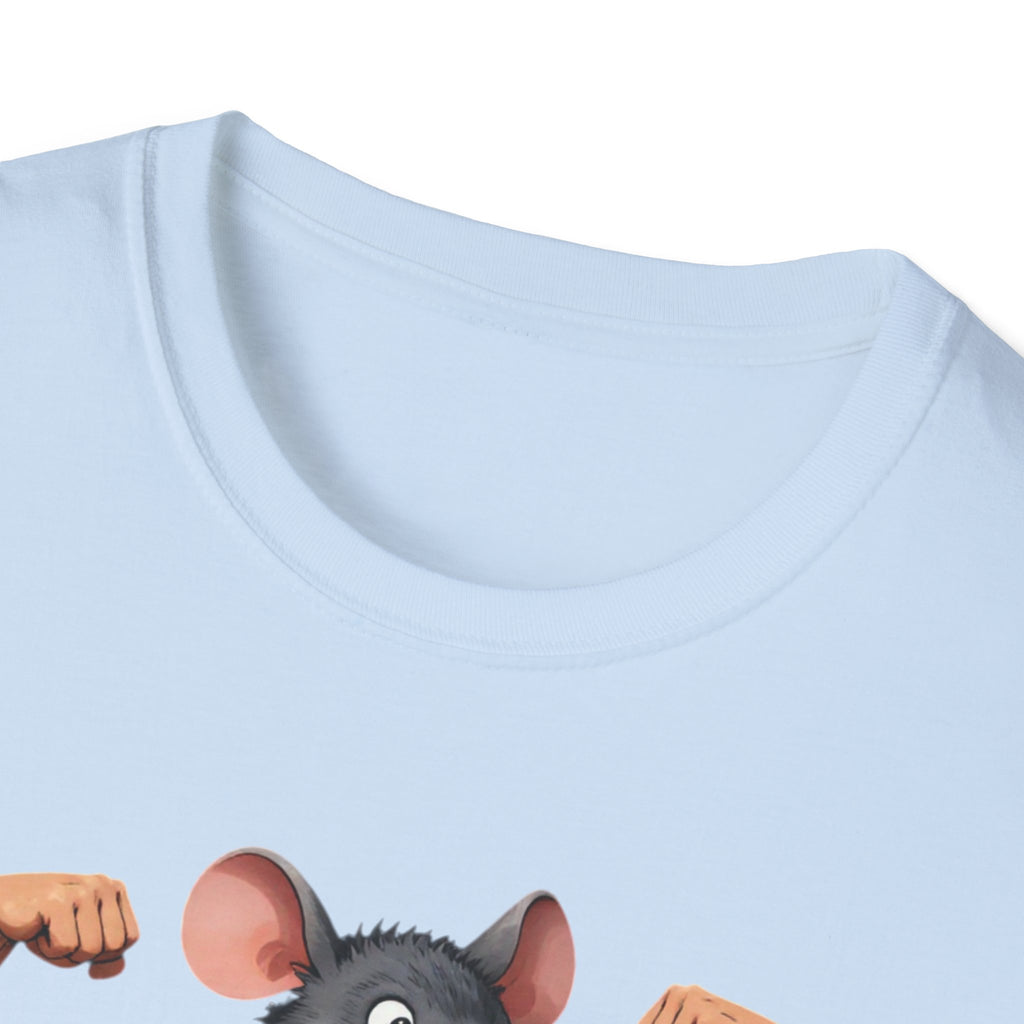 🔥🔥Muscle Rat T-Shirt — Funny Bodybuilder Mouse Fitness Tee🥵💪💪