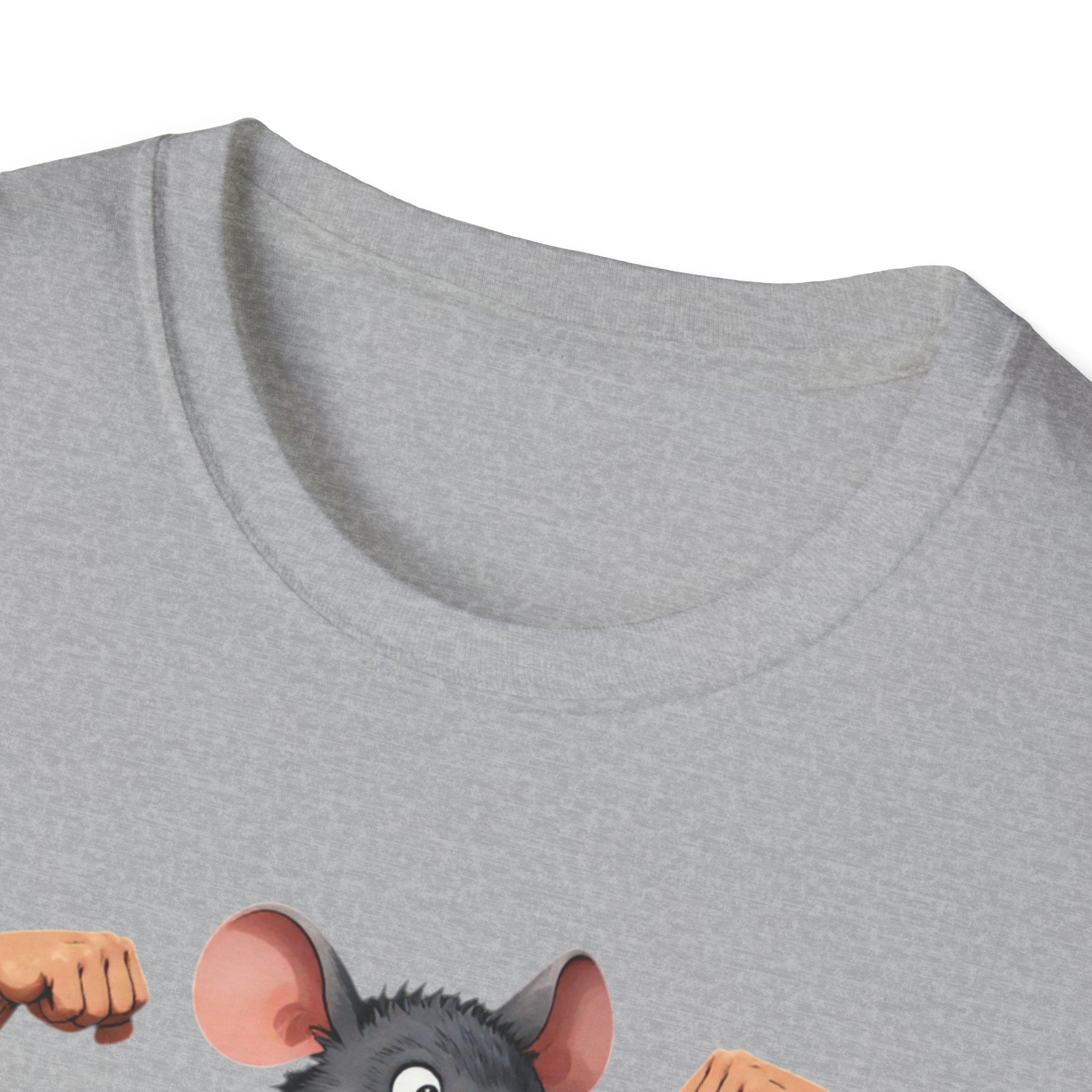 🔥🔥Muscle Rat T-Shirt — Funny Bodybuilder Mouse Fitness Tee🥵💪💪