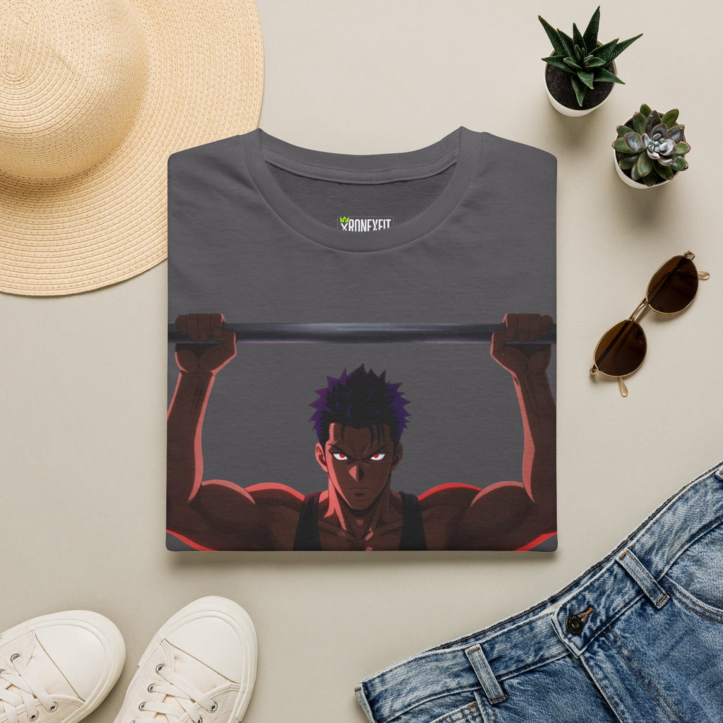 🔥Kronex Fit Shadow Warrior Tee – Anime Gym Graphic Shirt💯💪