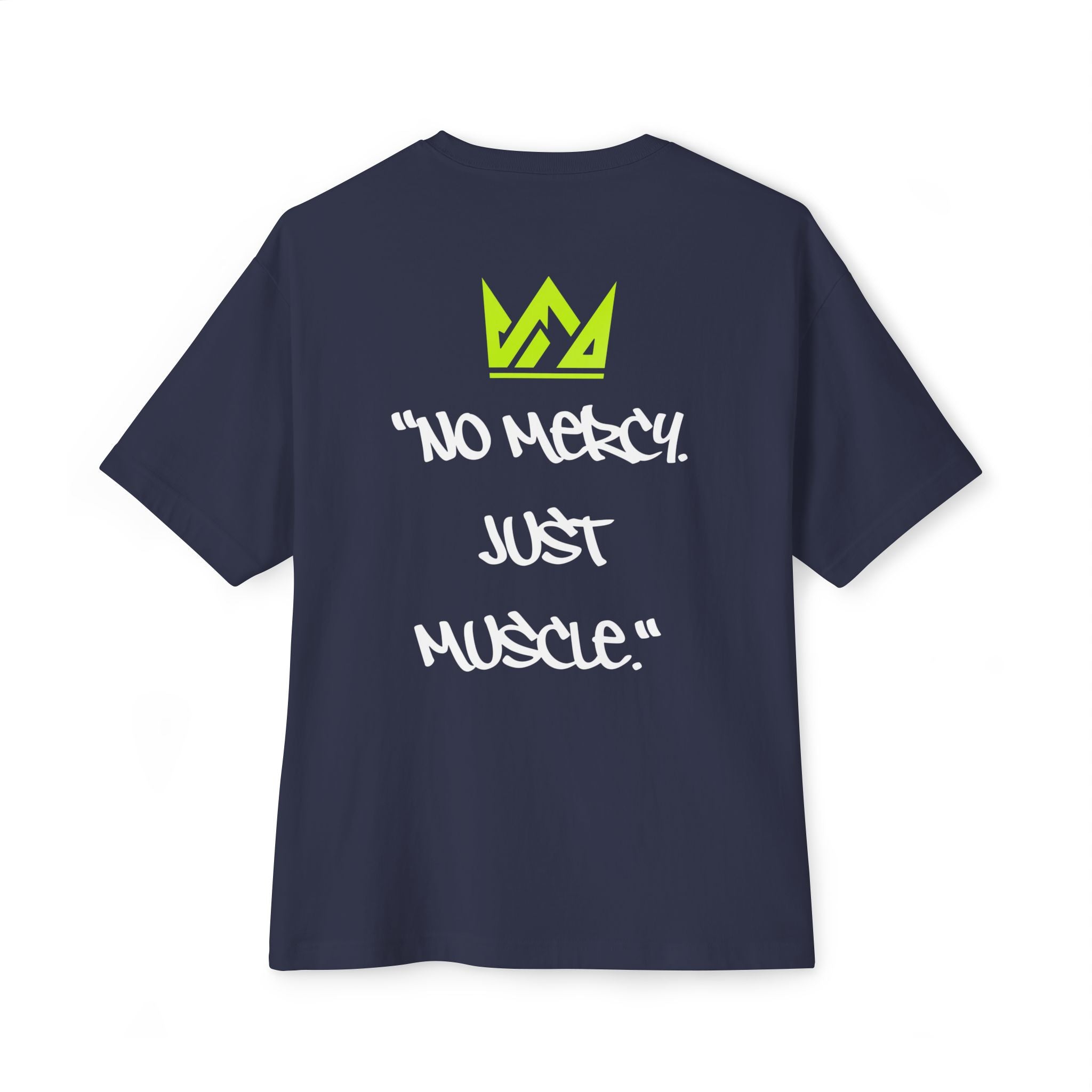 🔥No Mercy Just Muscle Tee — Straw Hat Lifter Graphic T-Shirt🔥